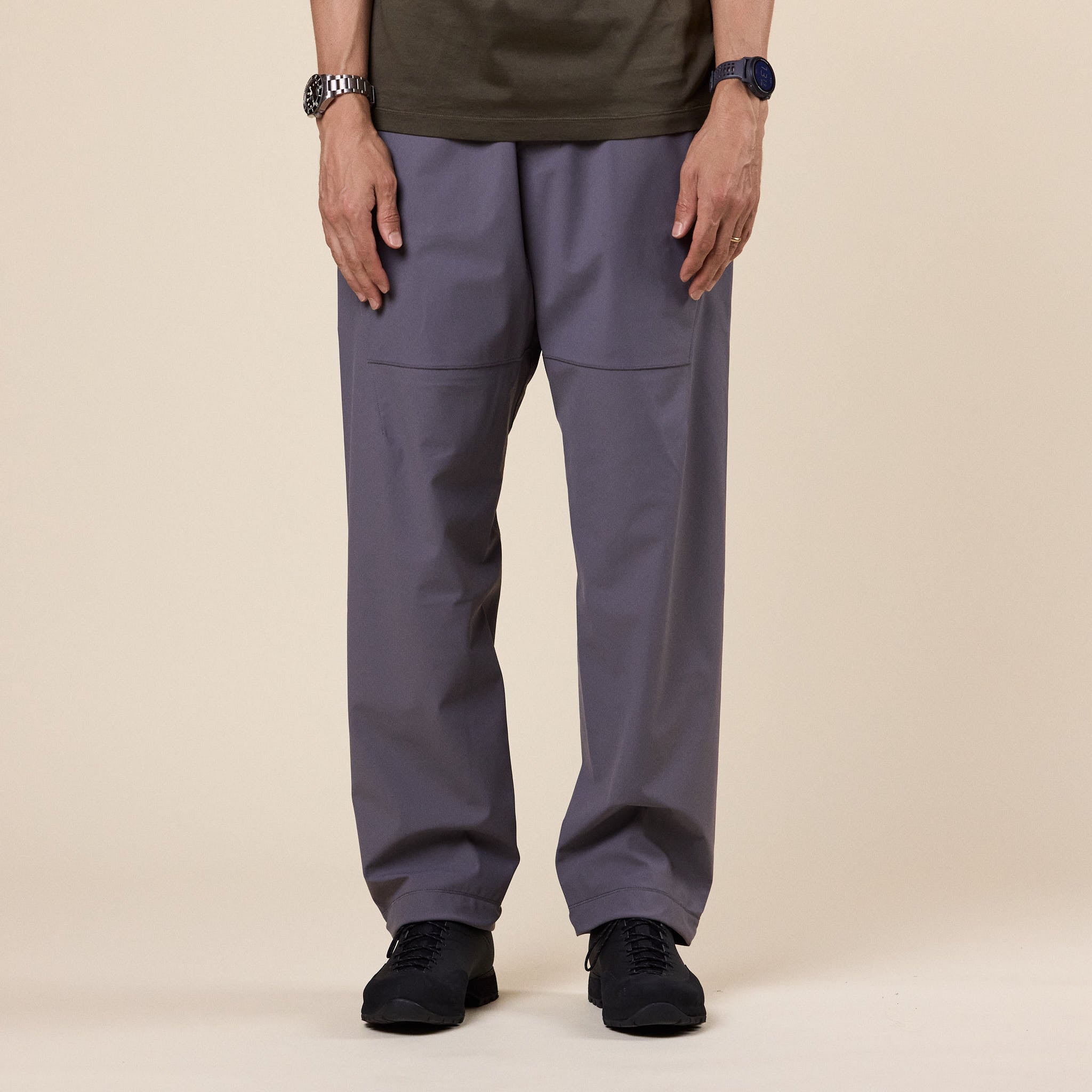 Stone Island Stellina - Technical Stretch Jersey Joggers - Storm Grey