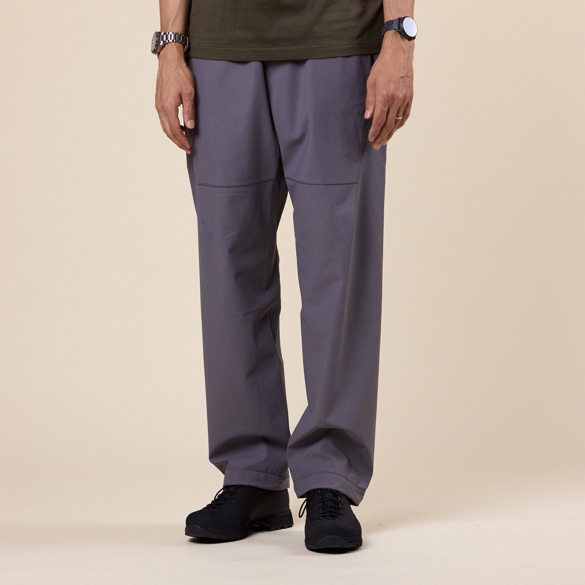 Stone Island Stellina - Technical Stretch Jersey Joggers - Storm Grey