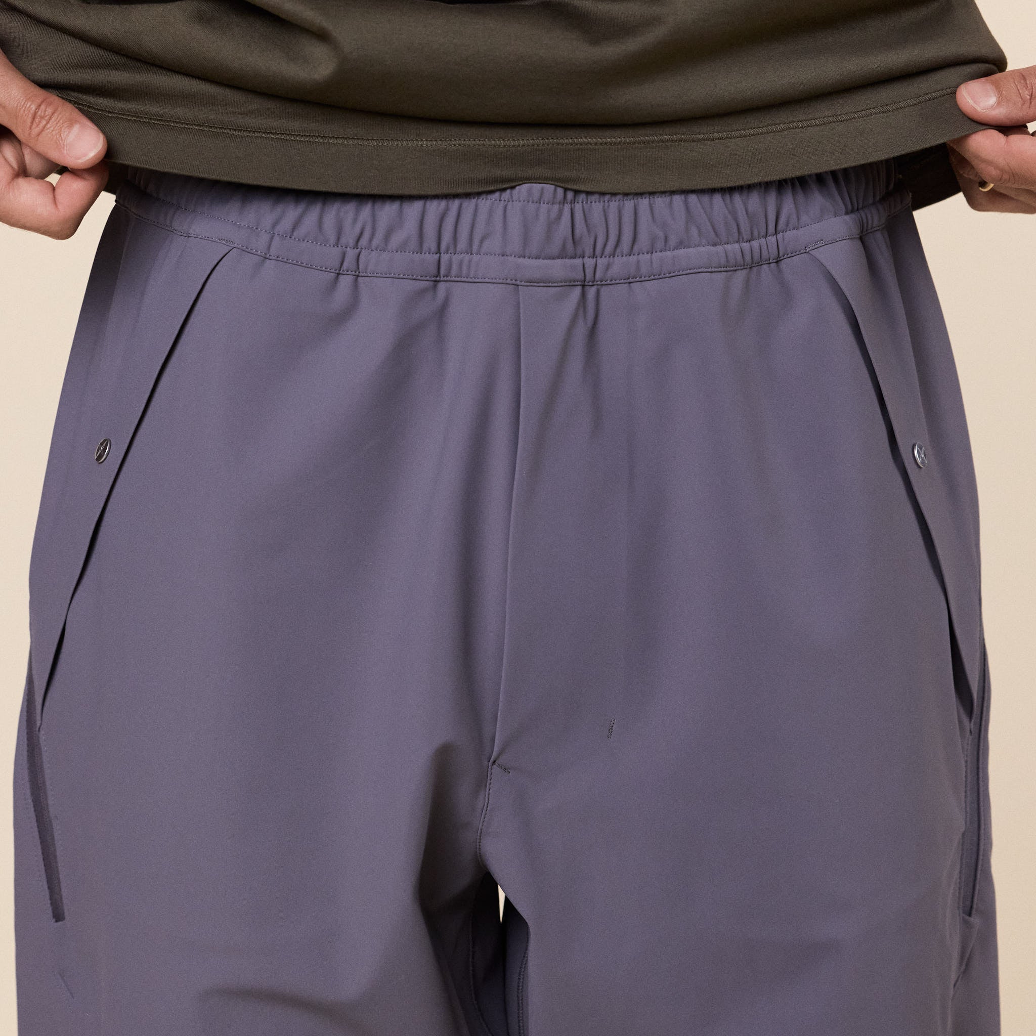 Stone Island Stellina - Technical Stretch Jersey Joggers - Storm Grey