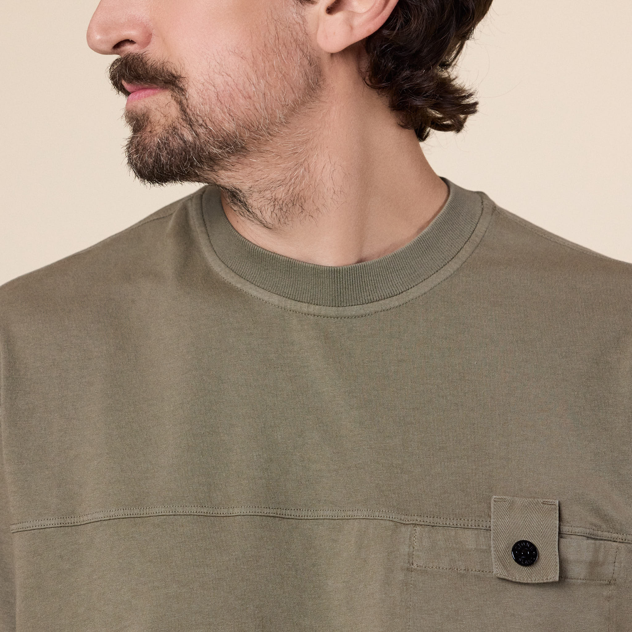 Stone Island - Organic Cotton Jersey T-shirt - Military Green