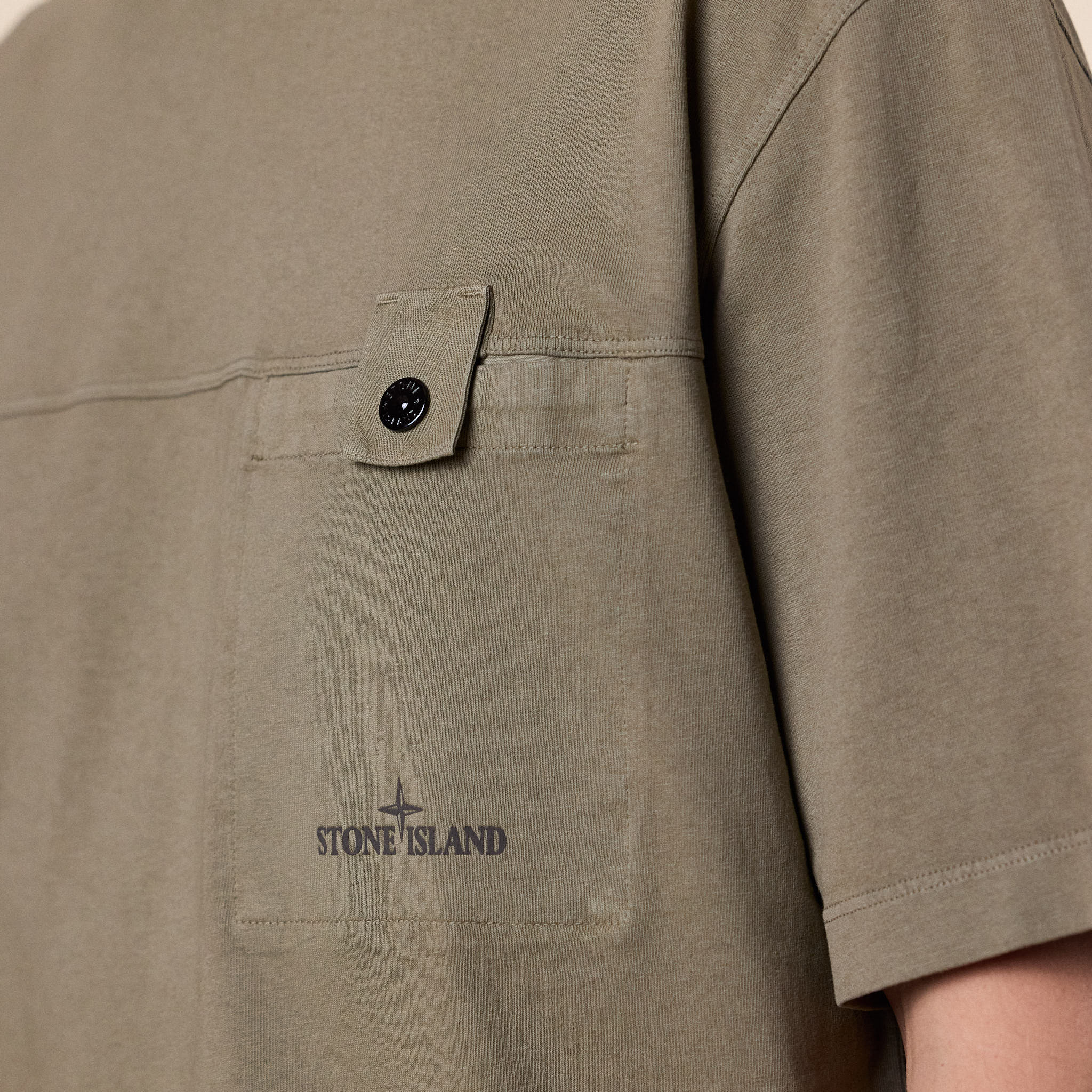 Stone Island - Organic Cotton Jersey T-shirt - Military Green
