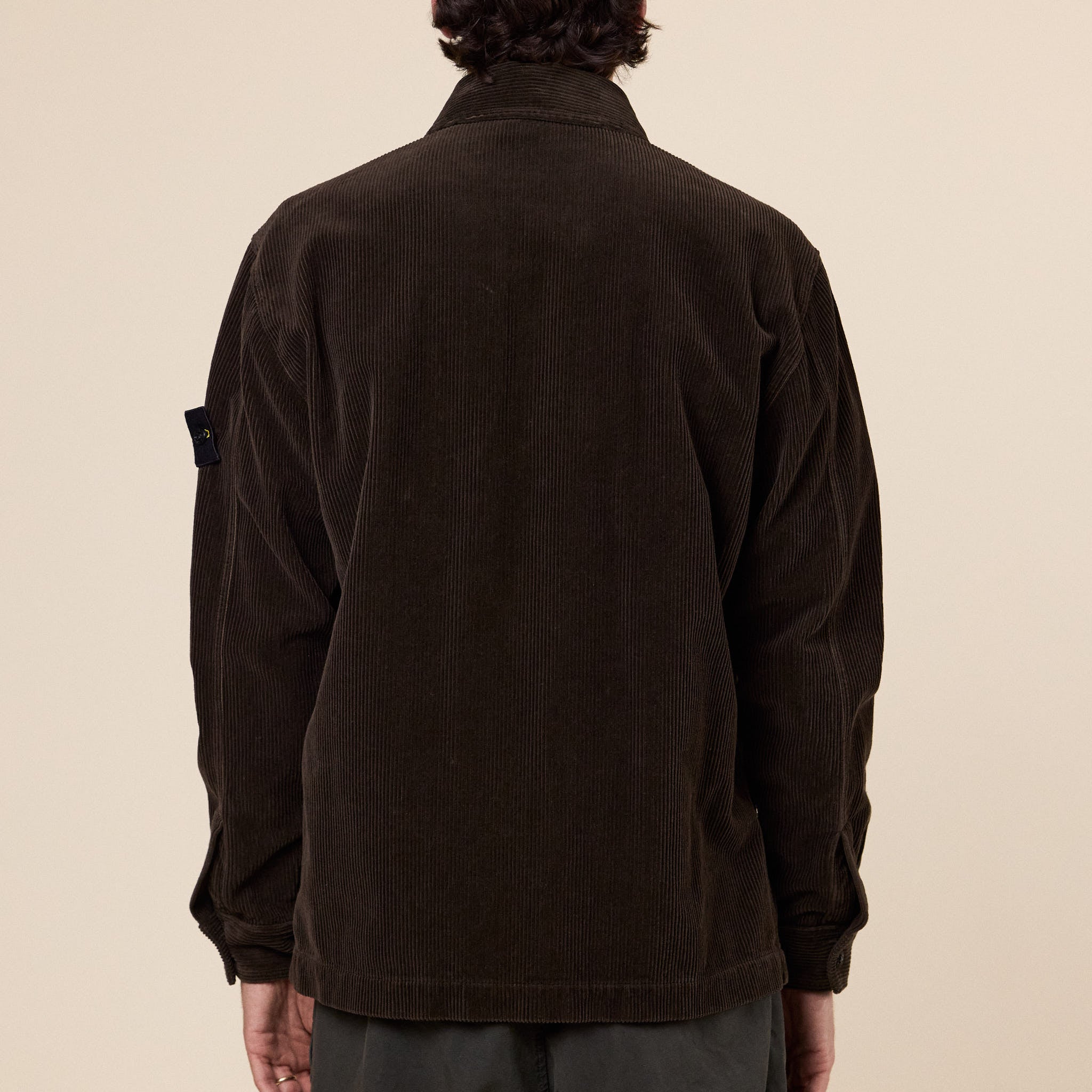 Stone Island - Organic Cotton Corduroy Overshirt - Coal Grey