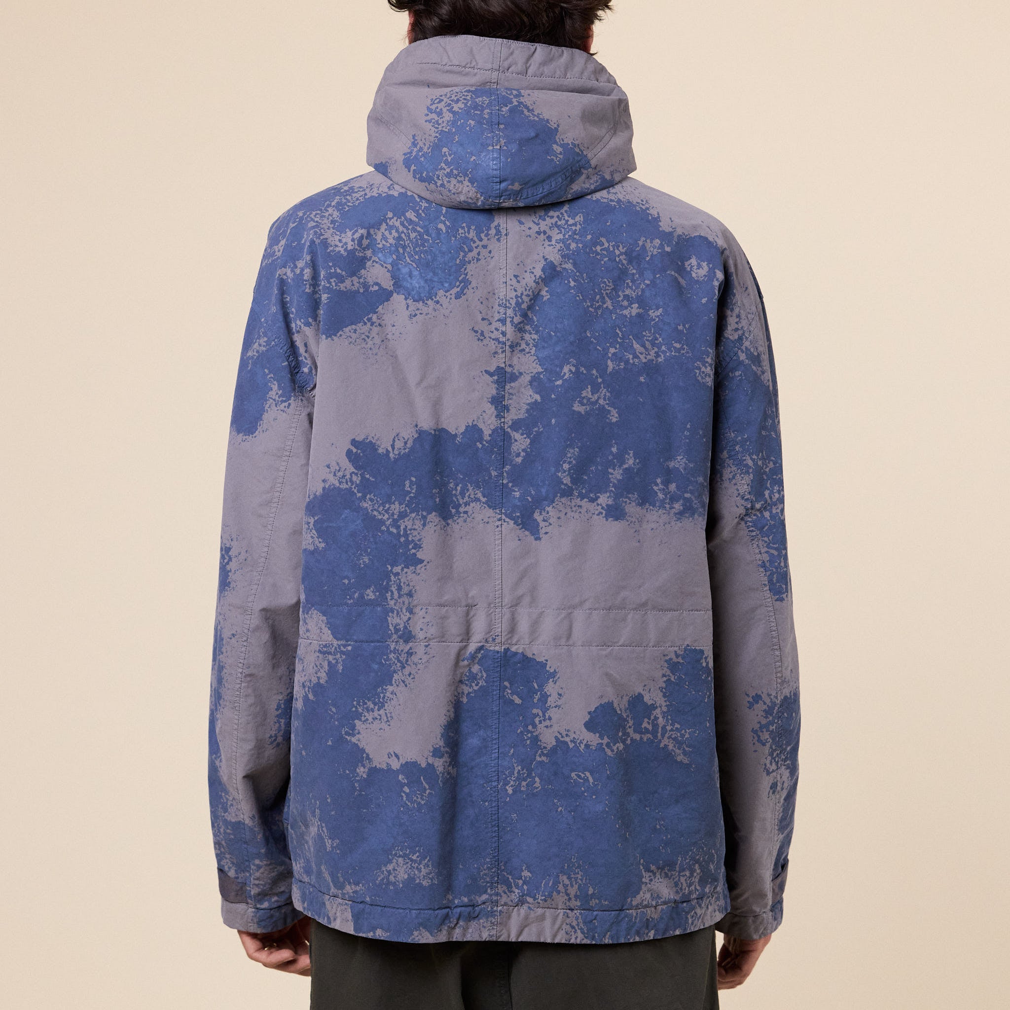 Stone Island - Hand Painted David Light T-C Padded Short Parka - Grey