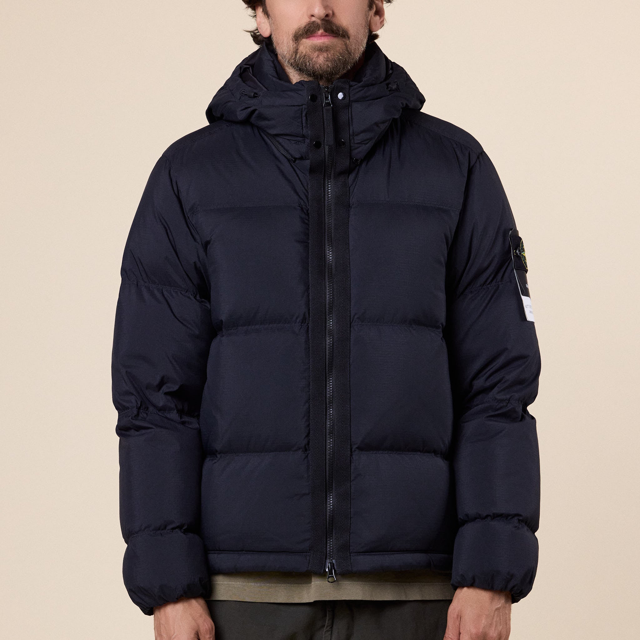 Stone Island - Matt Ripstop Cordura Tear Resistant Down Jacket - Black