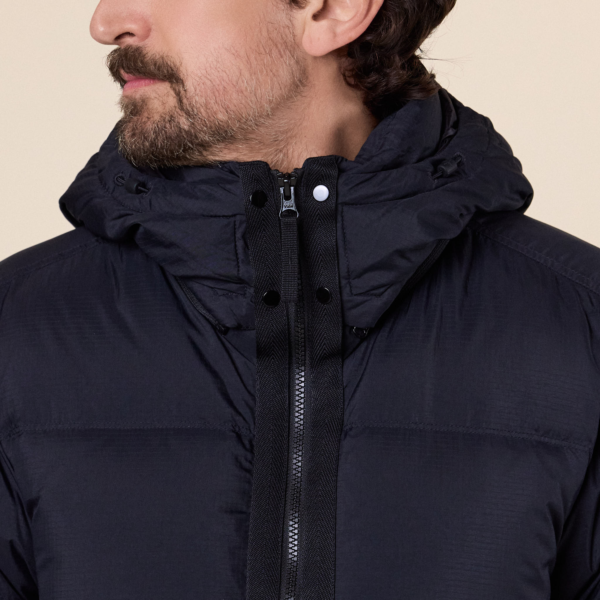 Stone Island - Matt Ripstop Cordura Tear Resistant Down Jacket - Black