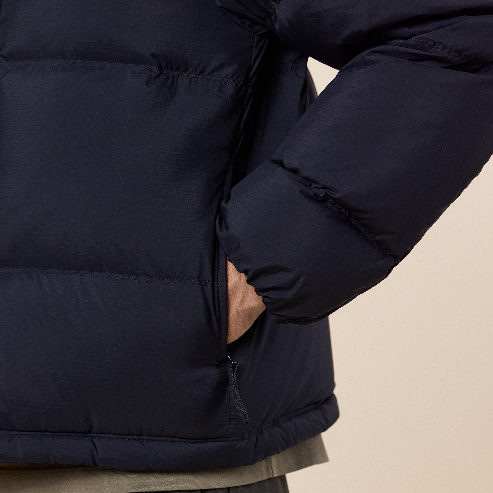 Stone Island - Matt Ripstop Cordura Tear Resistant Down Jacket - Black
