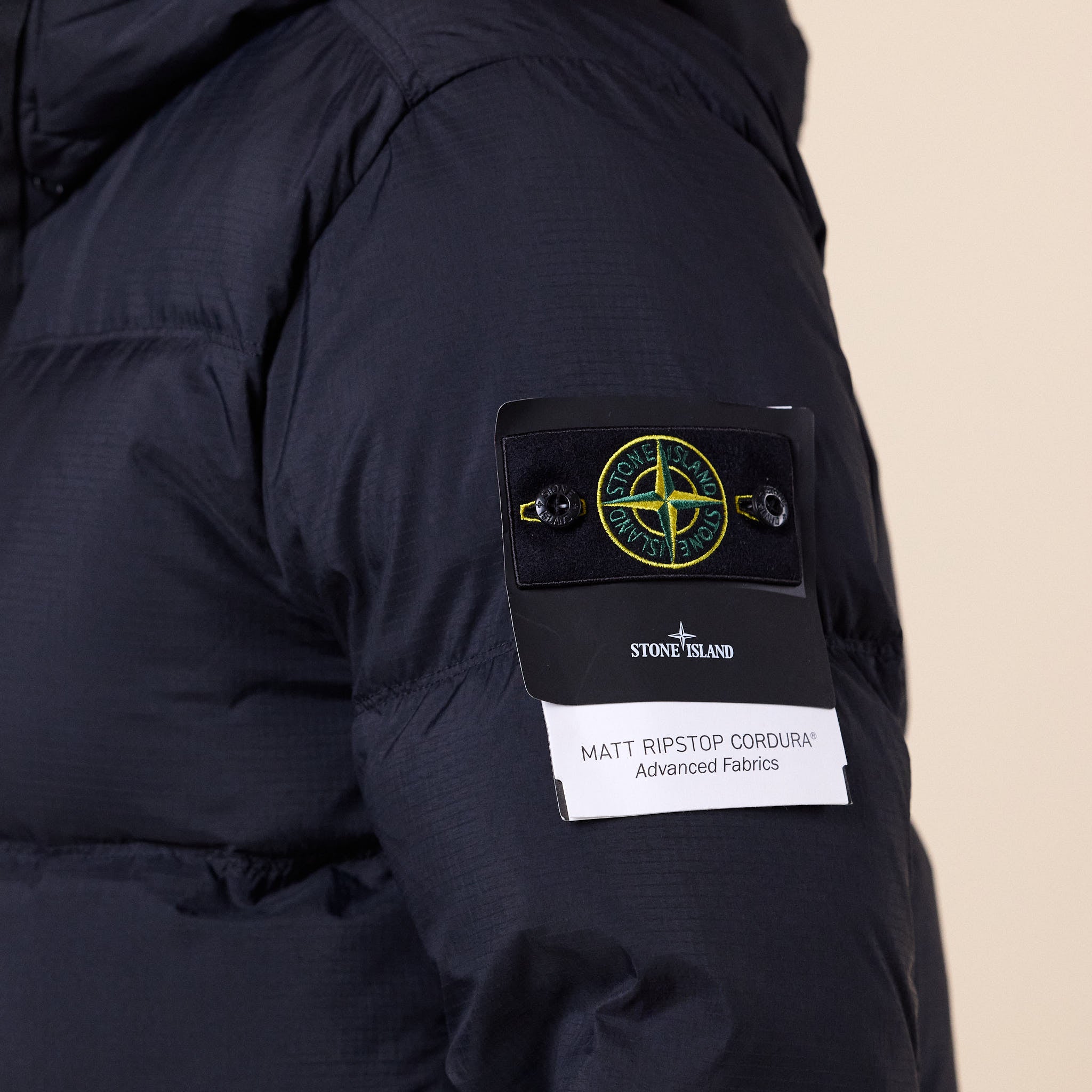 Stone Island - Matt Ripstop Cordura Tear Resistant Down Jacket - Black