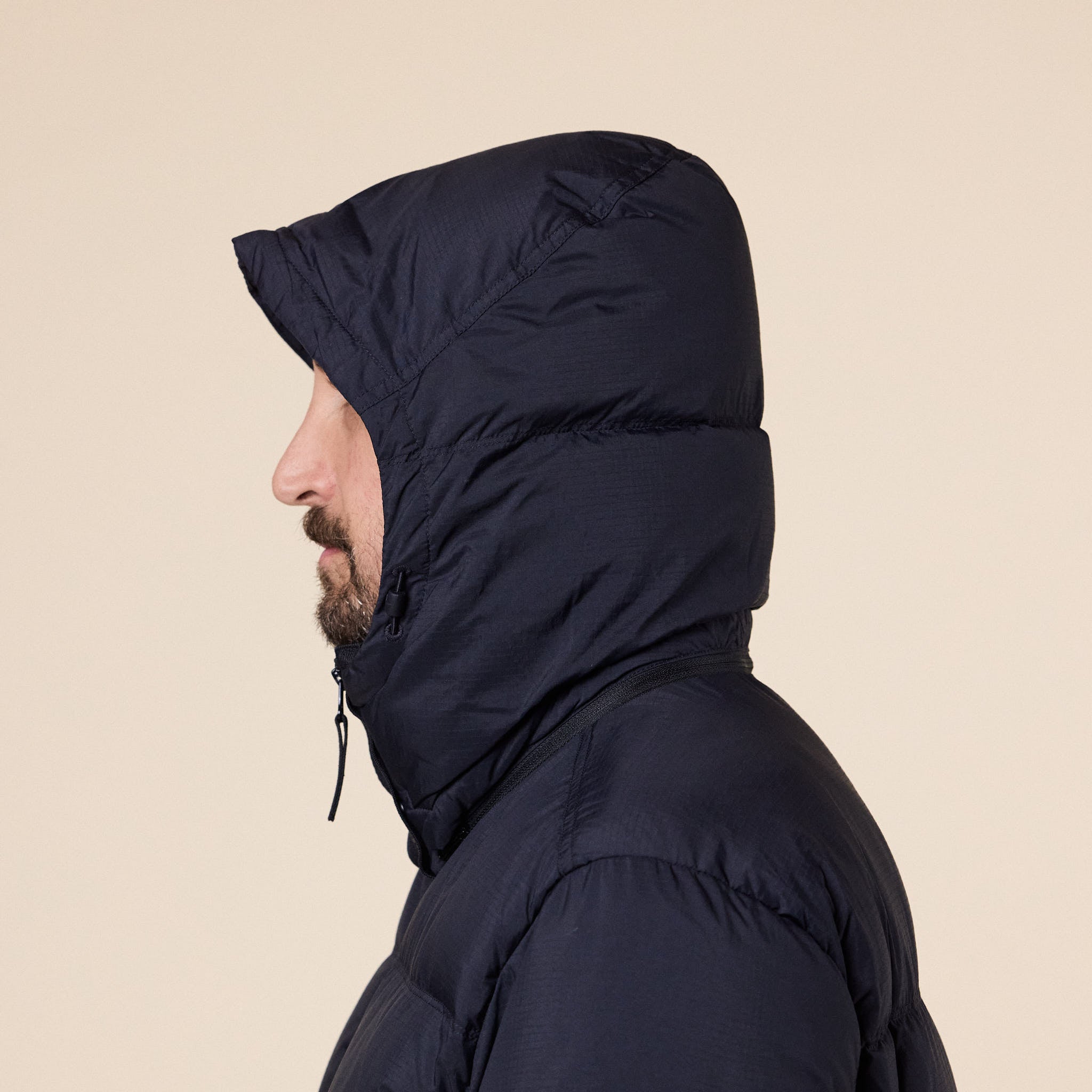 Stone Island - Matt Ripstop Cordura Tear Resistant Down Jacket - Black
