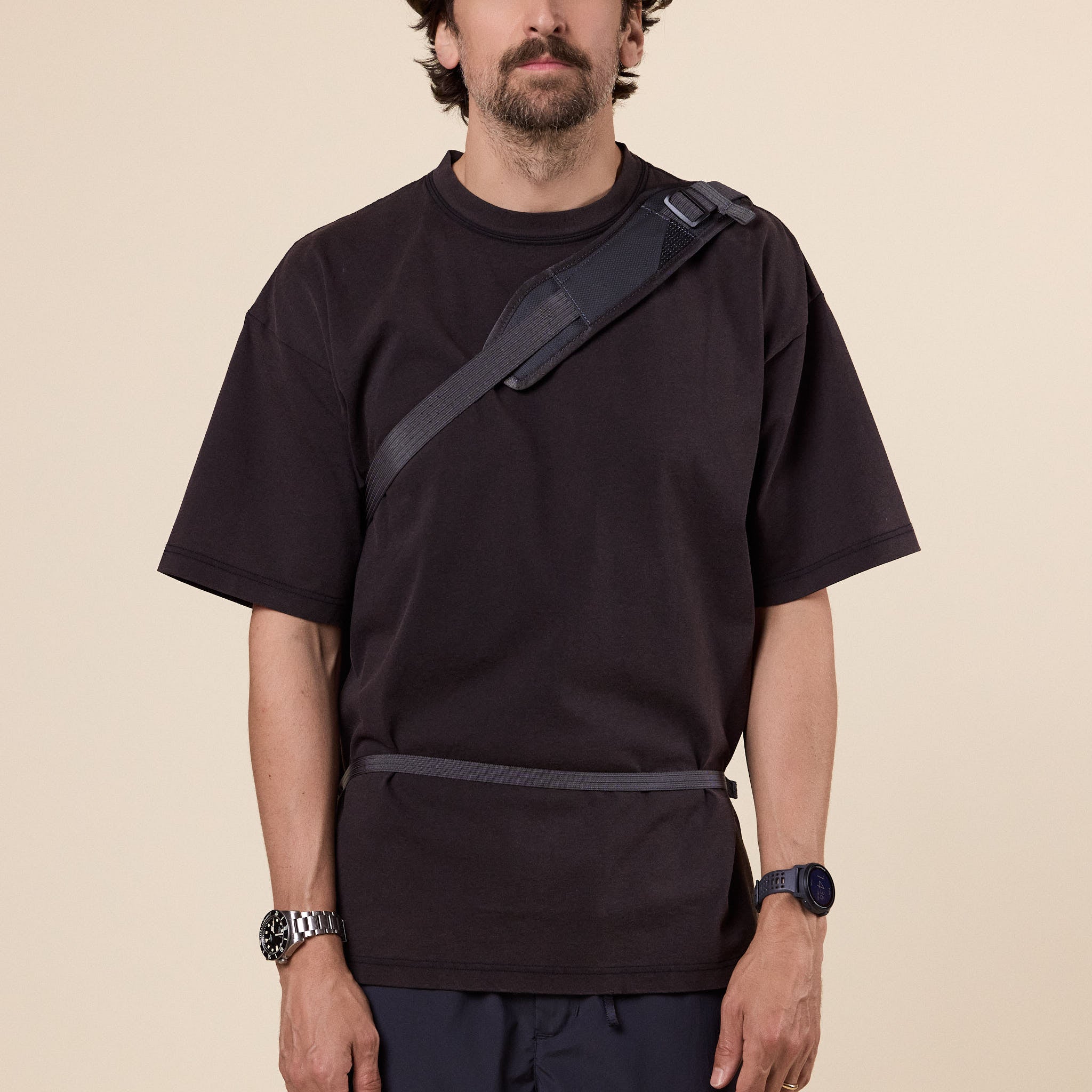 Klättermusen - Gaut Messenger Bag 8L - Raven Black