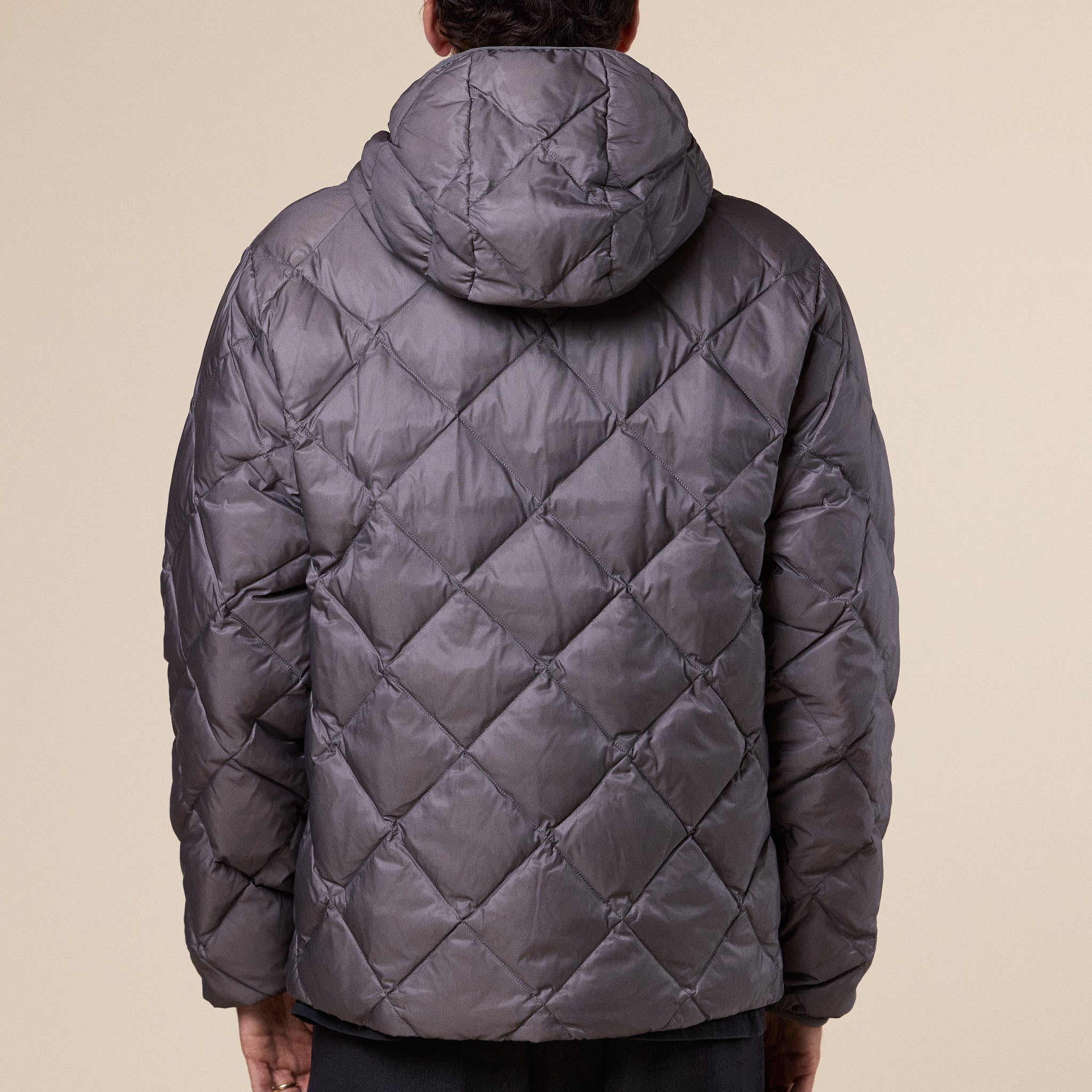 Hiking Patrol - Base Light Down Hooded Jacket - Grey