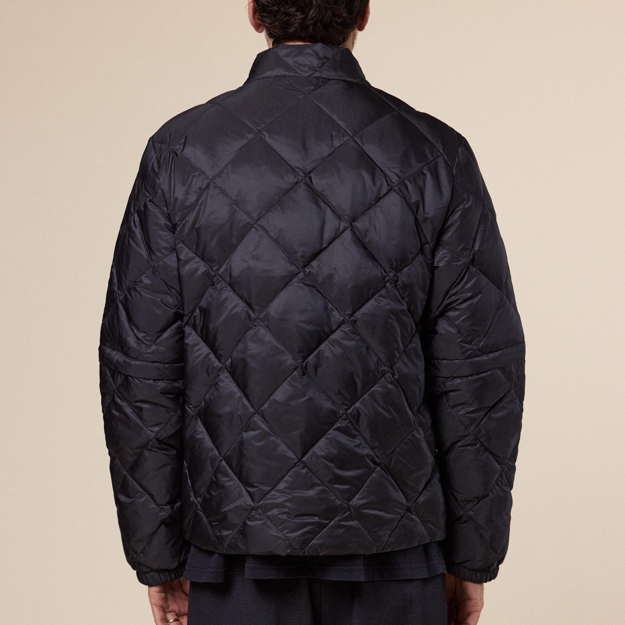 Hiking Patrol - Base Light Down Zip Off Jacket - Charcoal Black