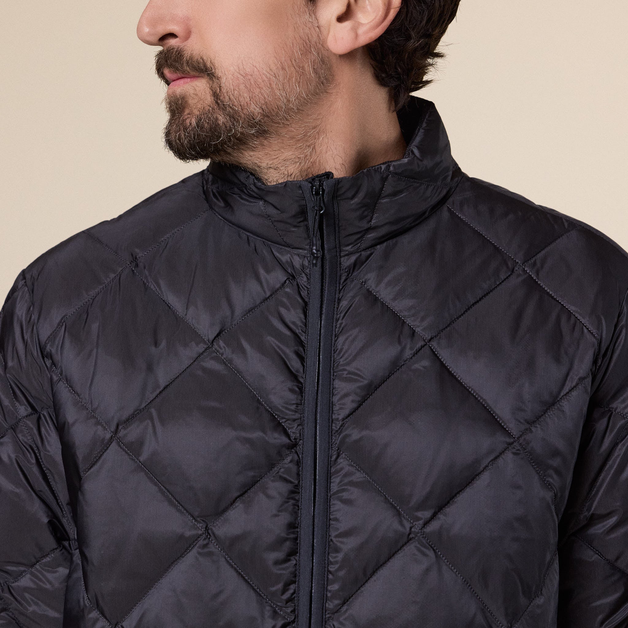 Hiking Patrol - Base Light Down Zip Off Jacket - Charcoal Black