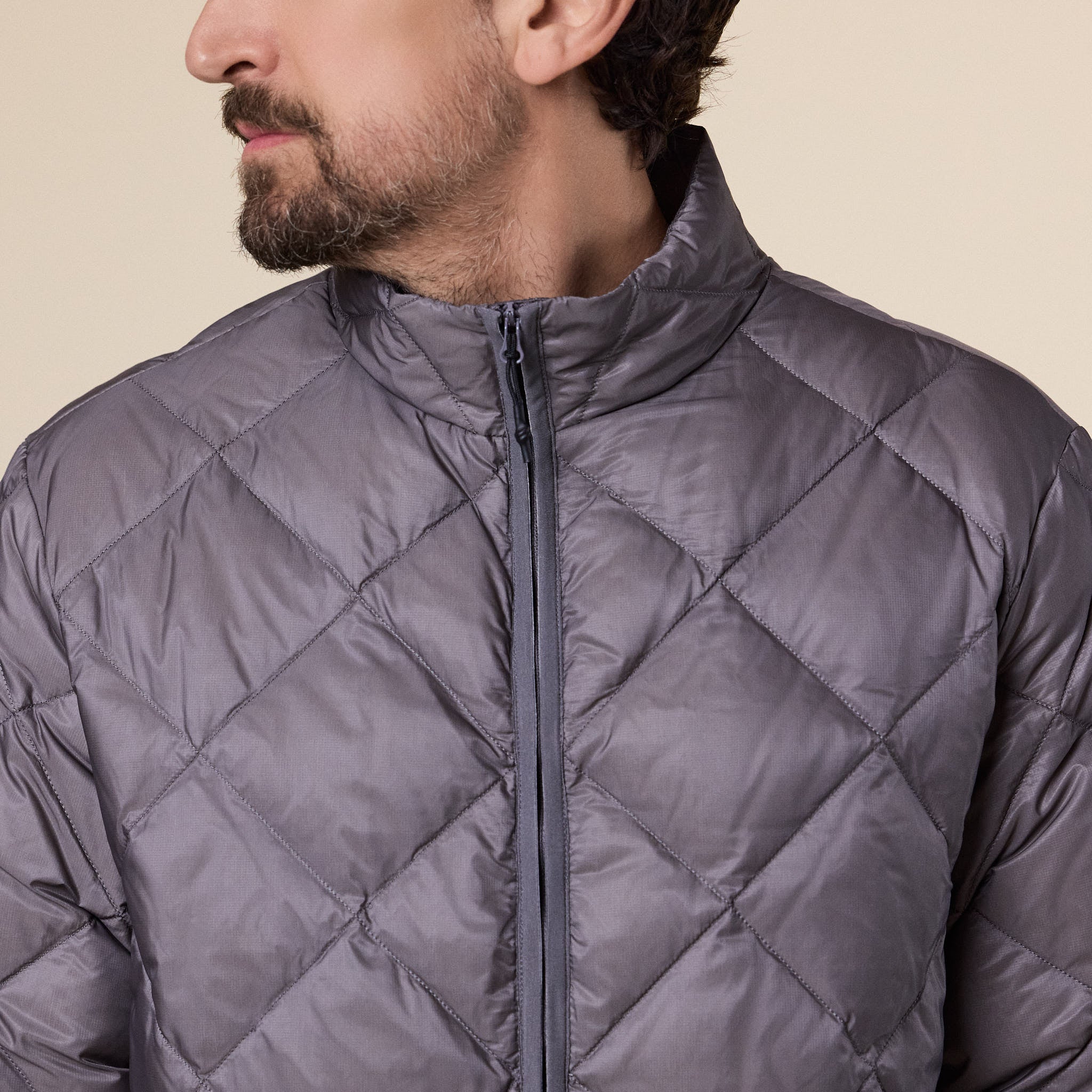 Hiking Patrol - Base Light Down Zip Off Jacket - Grey