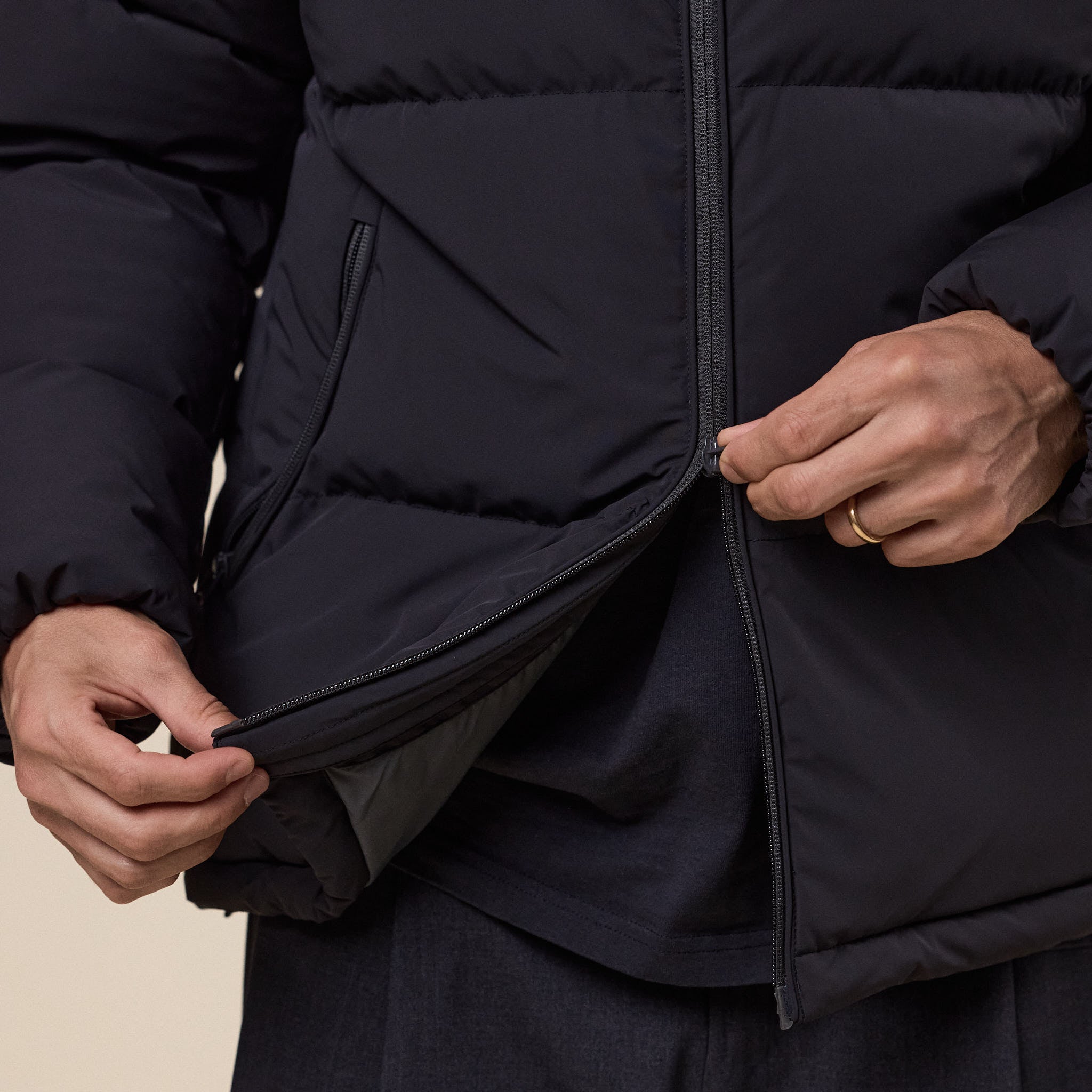 Hiking Patrol - Element Down Jacket 2.0 - Charcoal Black