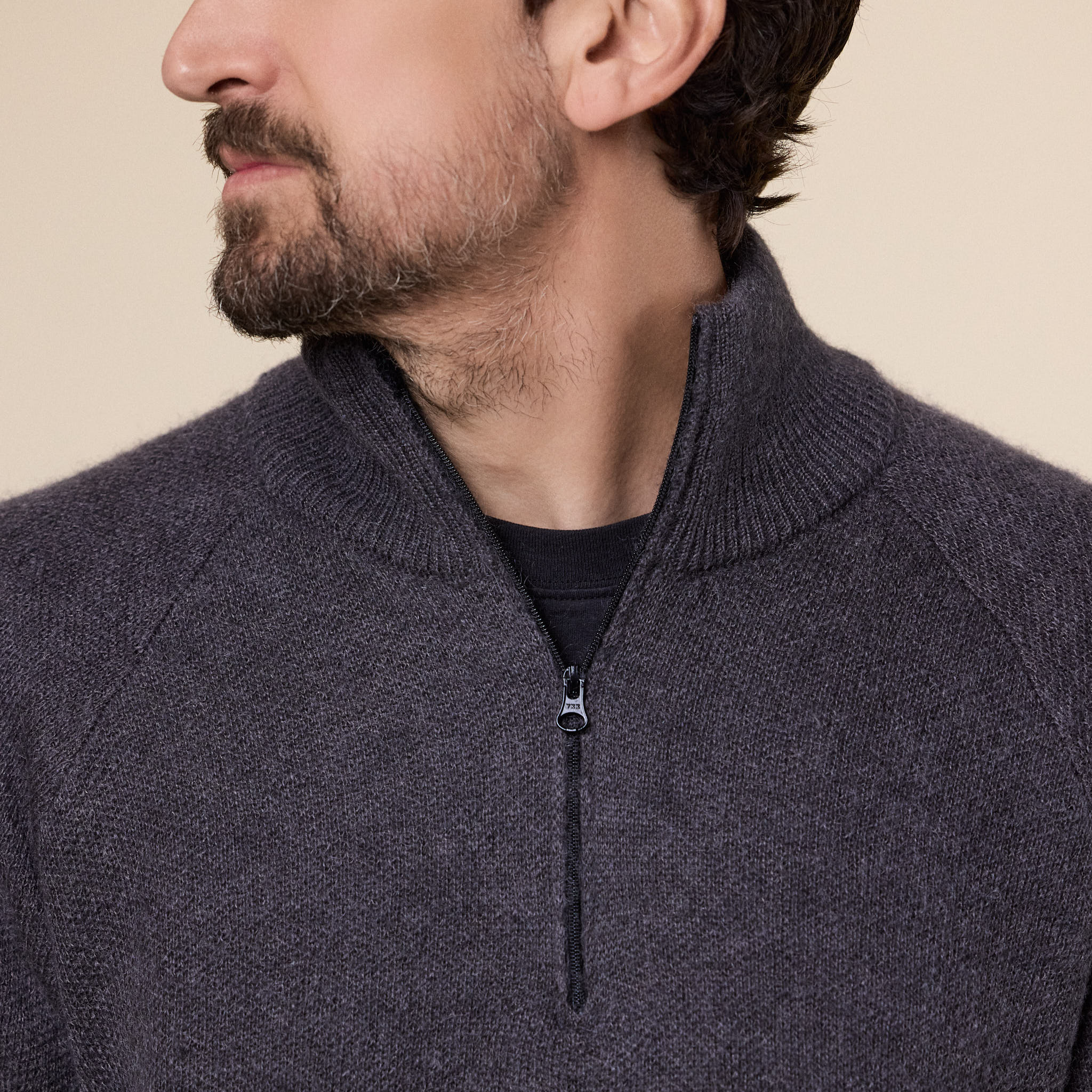Hiking Patrol - Essence Mohair Mixed Knit Top - Slate Brown