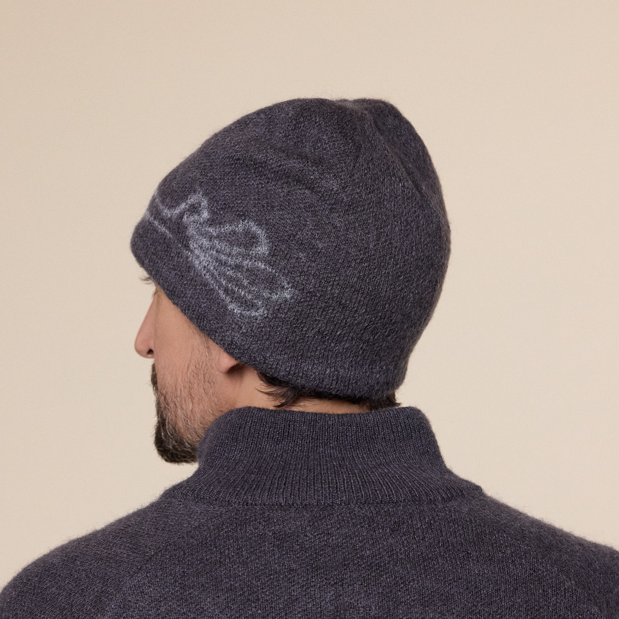 Hiking Patrol - Exploration Mohair Mixed Beanie - Slate Brown