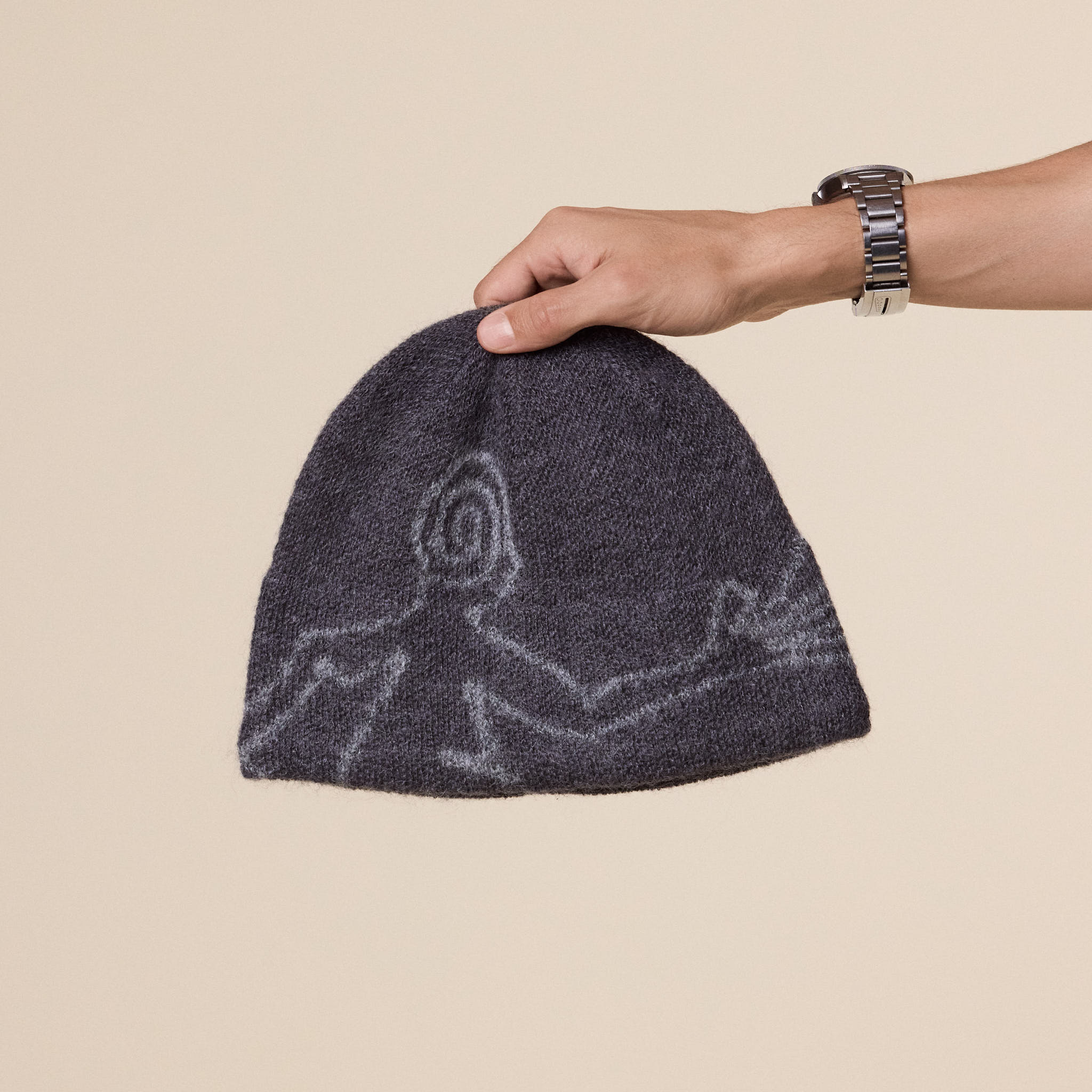 Hiking Patrol - Exploration Mohair Mixed Beanie - Slate Brown