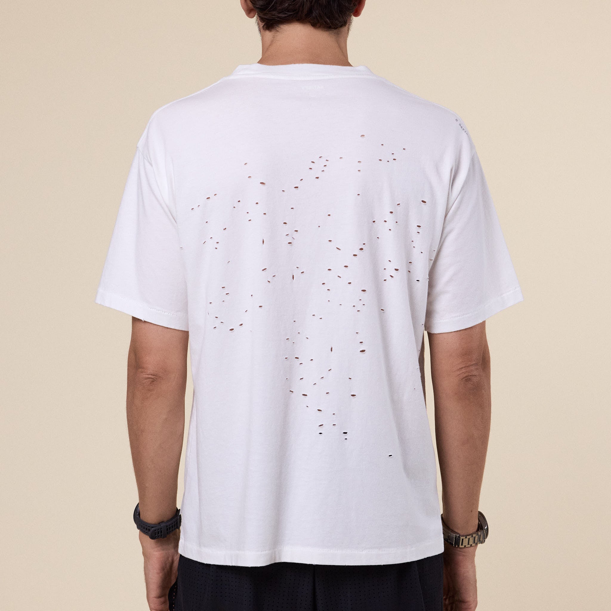 Satisfy Running - MothTech™ T‑Shirt - Off-White