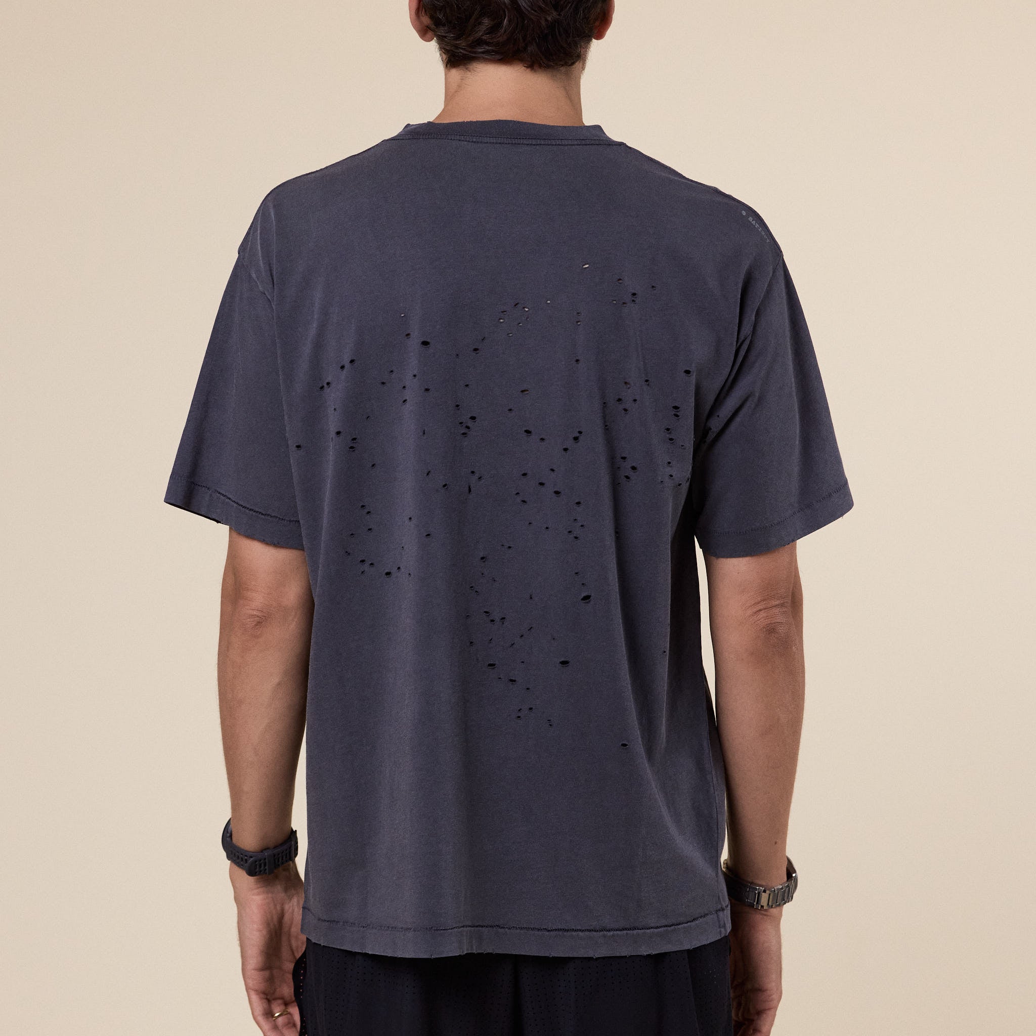 Satisfy Running - MothTech™ T‑Shirt - Aged Black