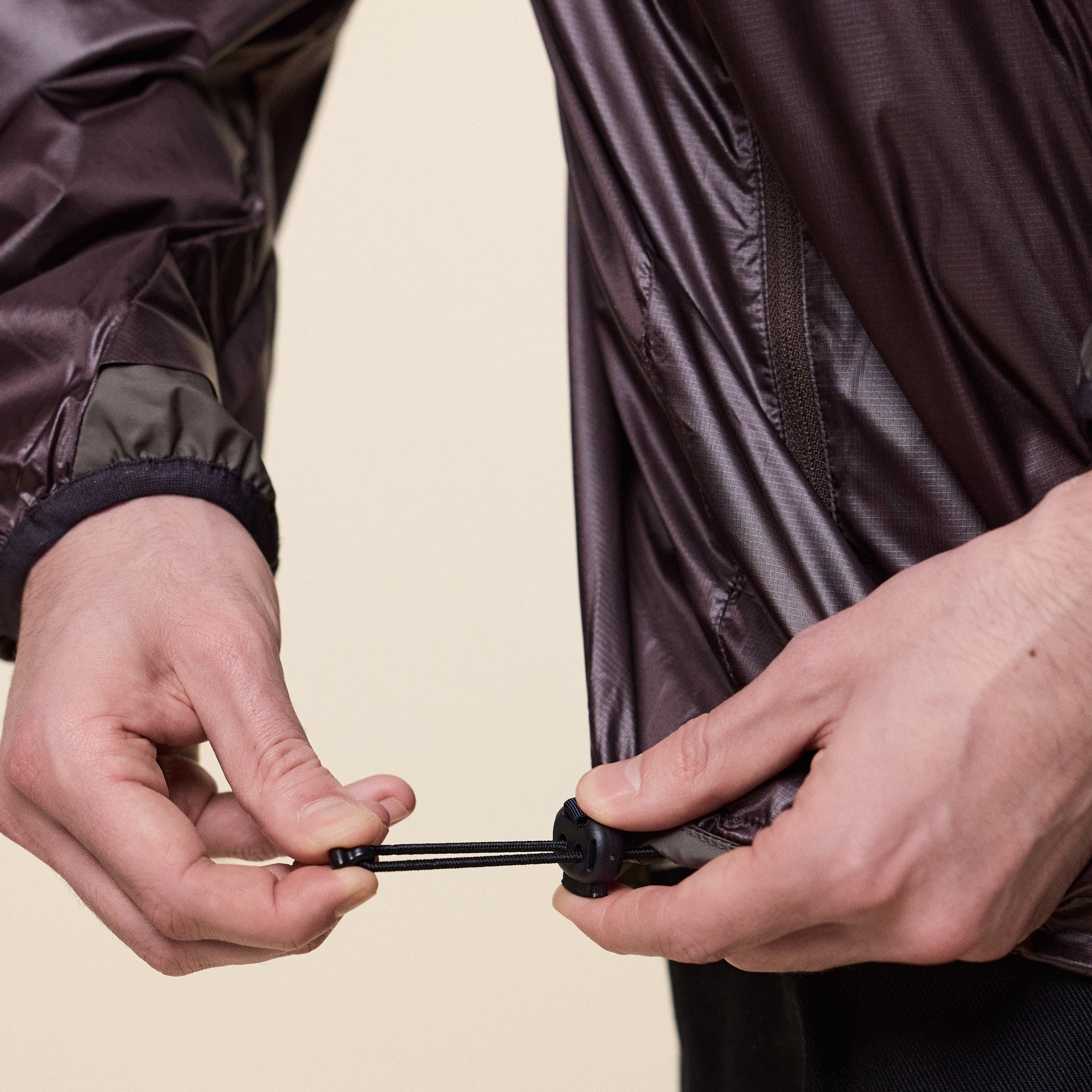 Poliquant - Daily Actions Hooded Packable Jacket - Dark Brown