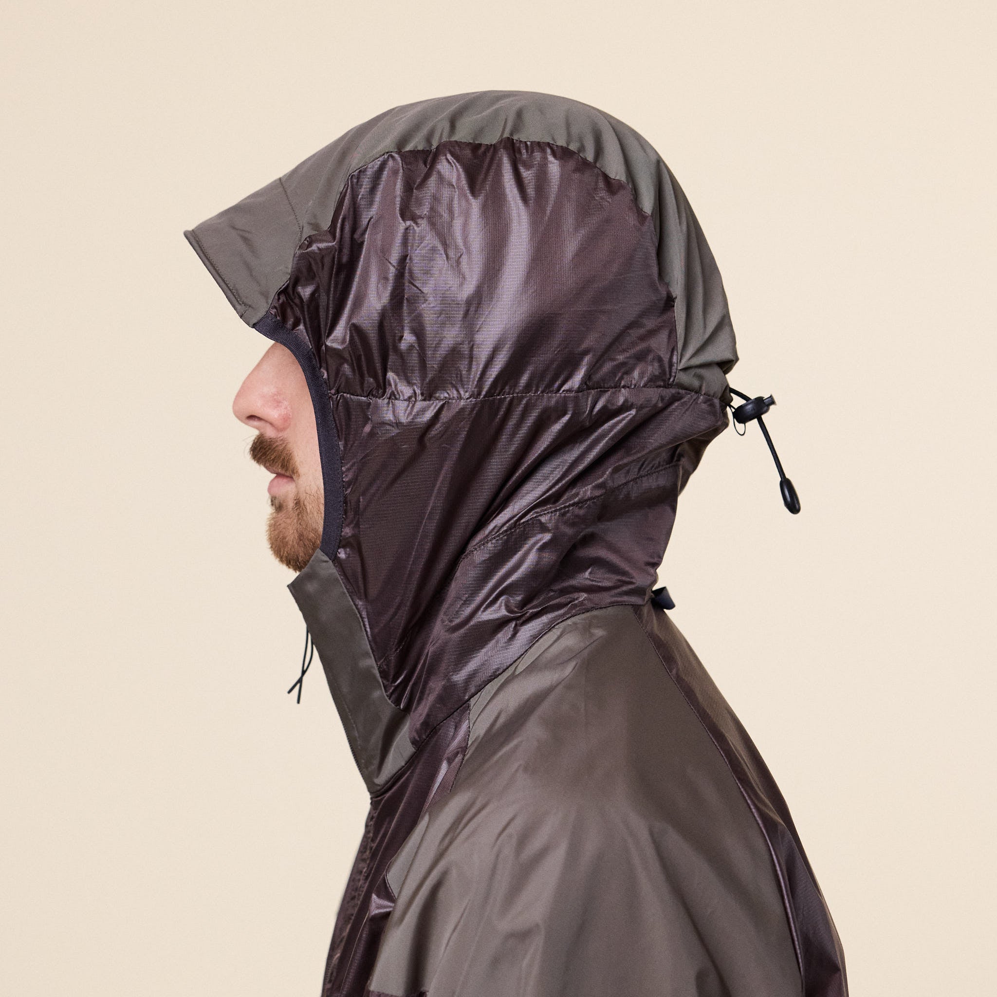 Poliquant - Daily Actions Hooded Packable Jacket - Dark Brown
