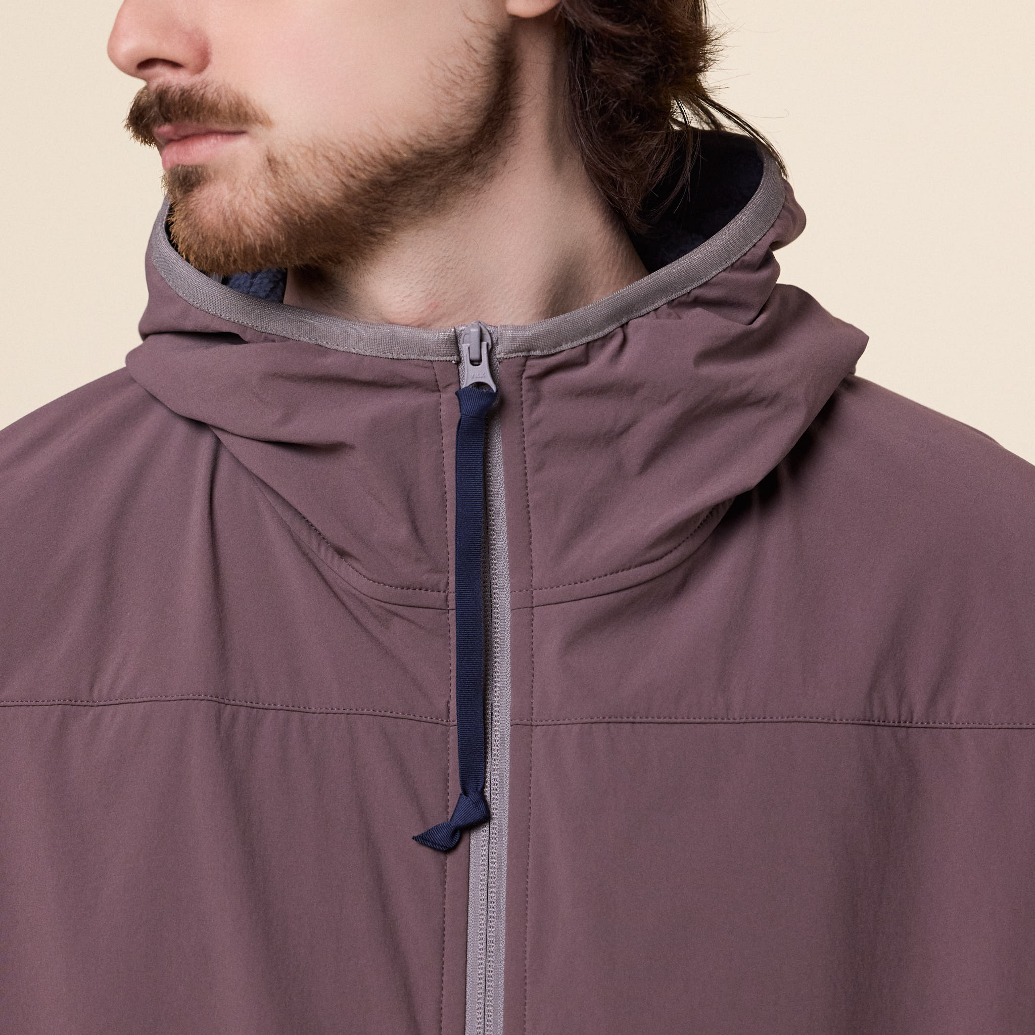 Poliquant x Wild Things - ECWS Deformed Face Shield Jacket - Peppercorn