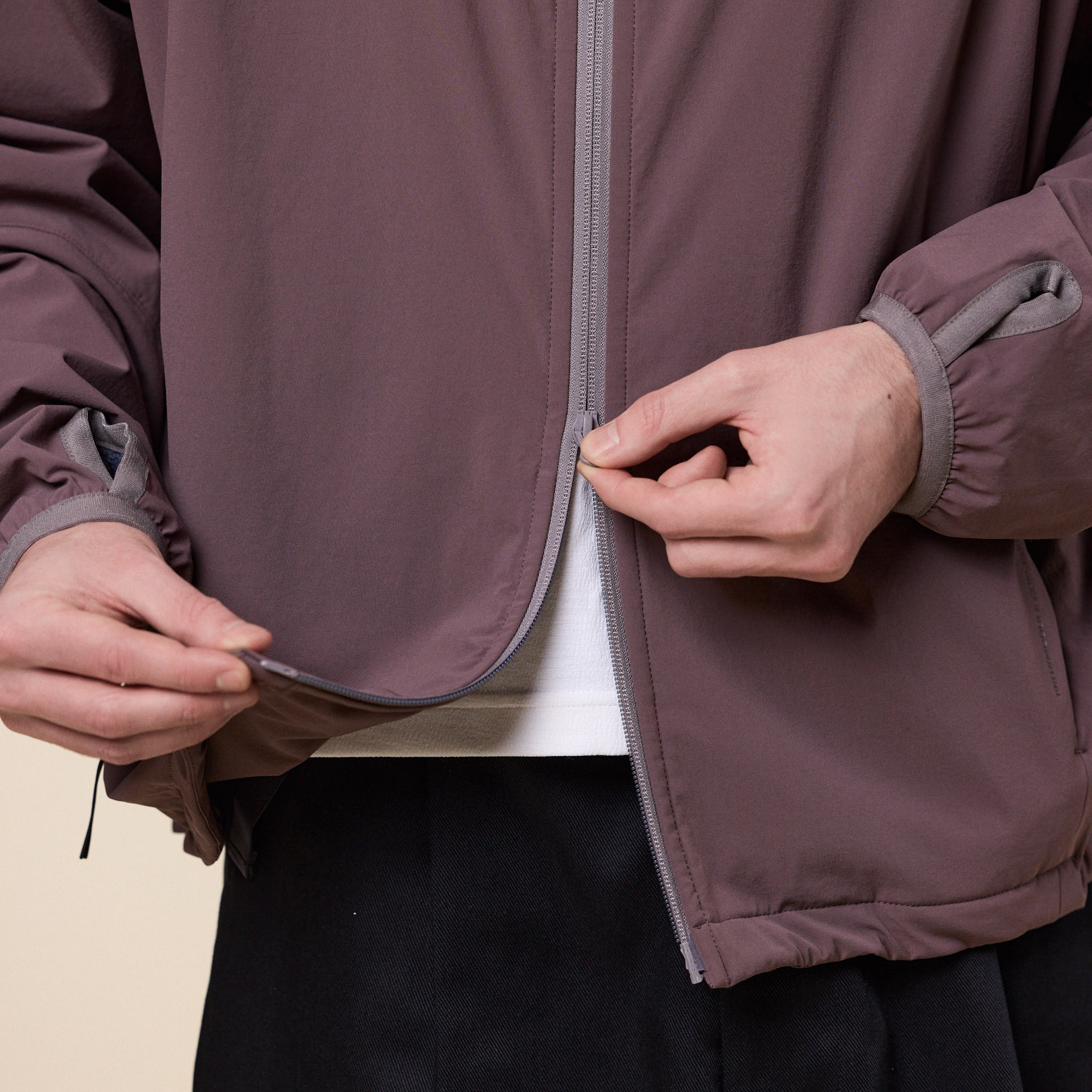 Poliquant x Wild Things - ECWS Deformed Face Shield Jacket - Peppercorn
