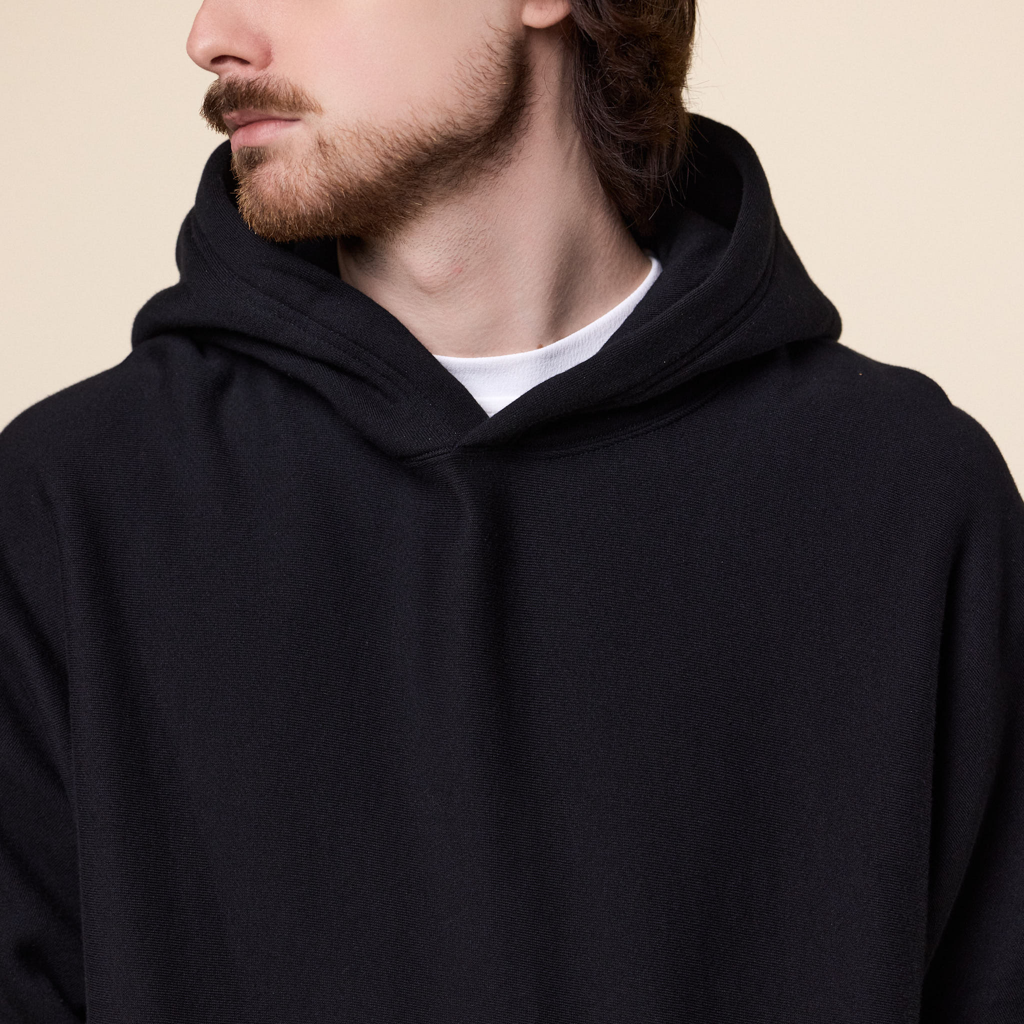 Poliquant - Linked Single Part Hooded Sweatshirt - Black