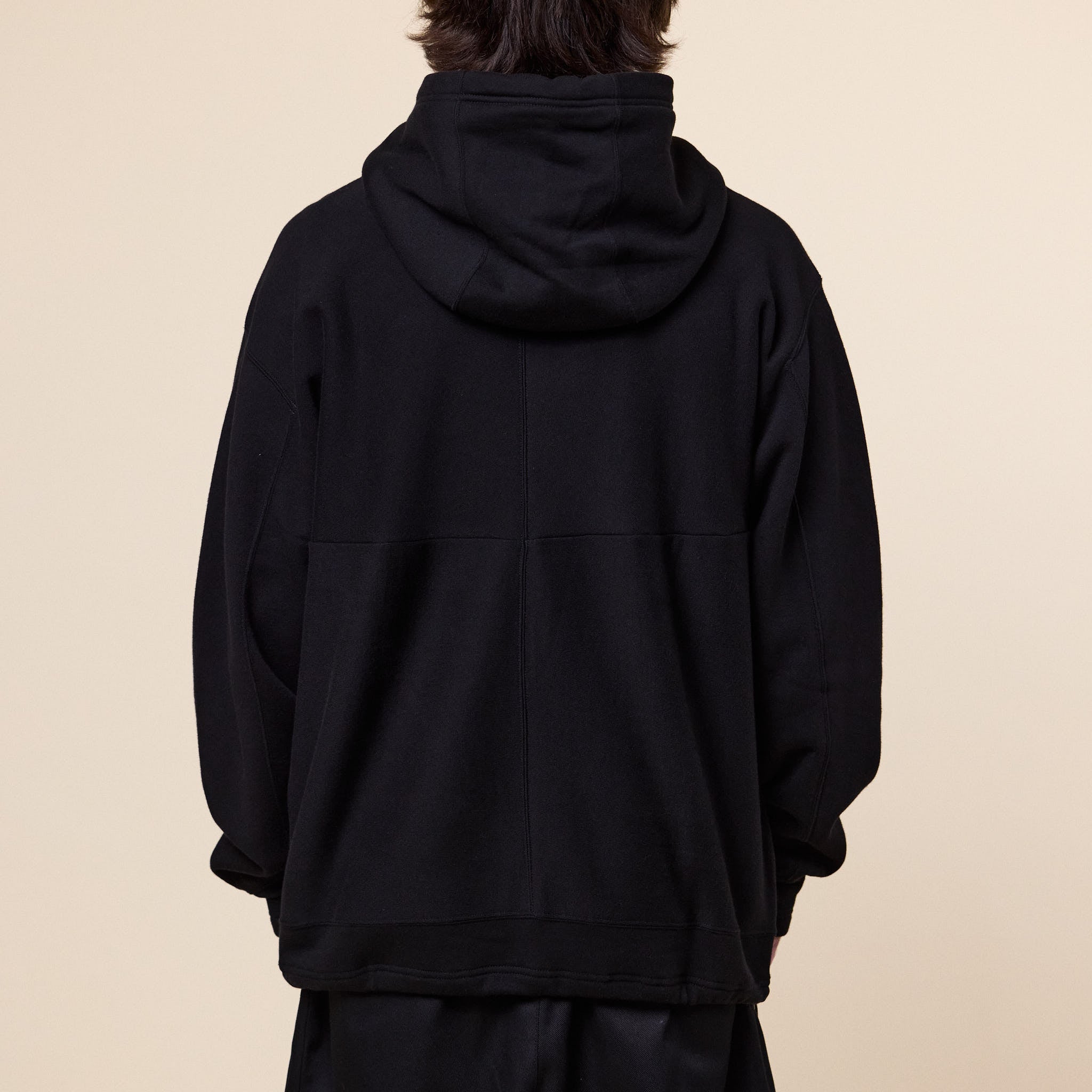 Poliquant - Linked Single Part Hooded Sweatshirt - Black