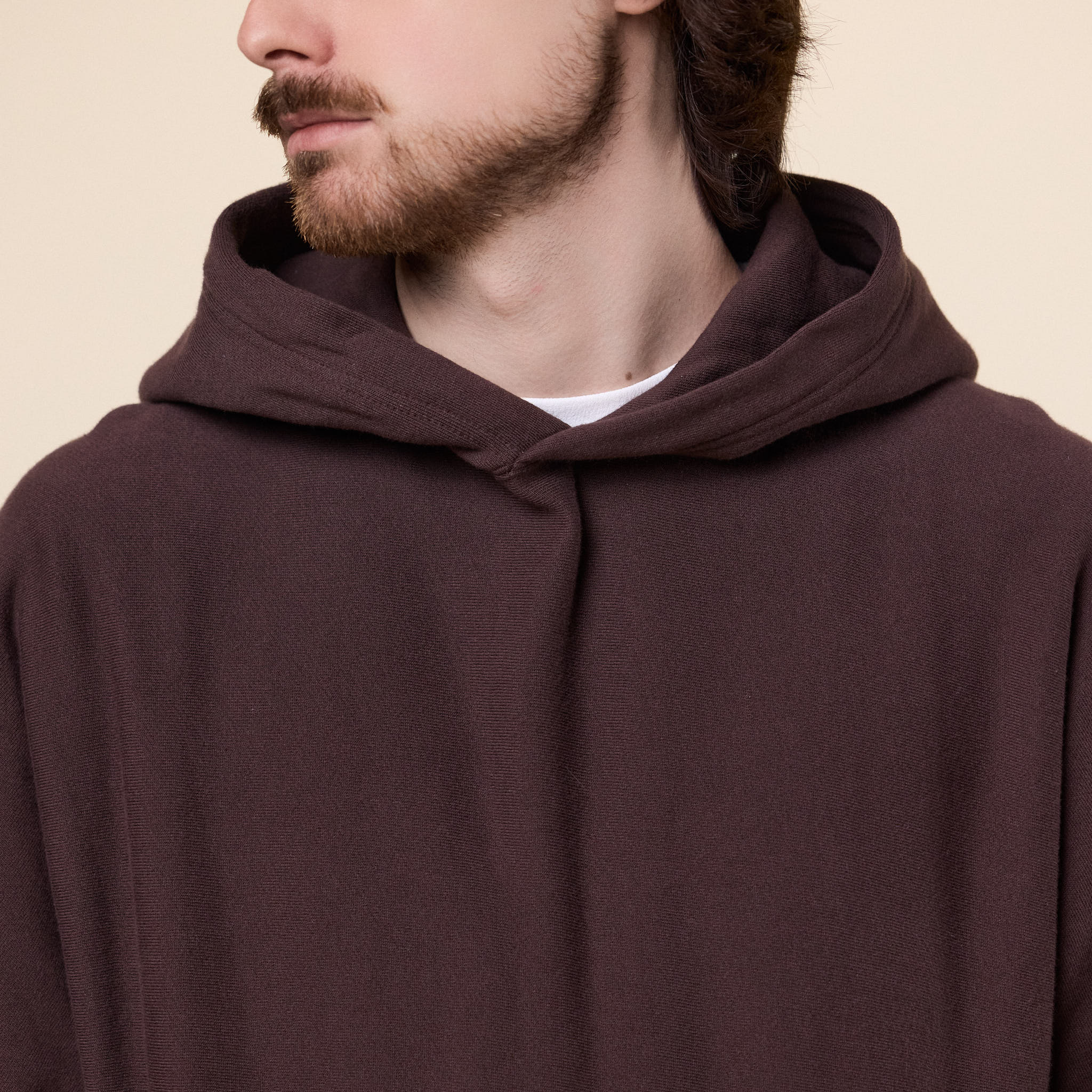 Poliquant - Linked Single Part Hooded Sweatshirt - Brown