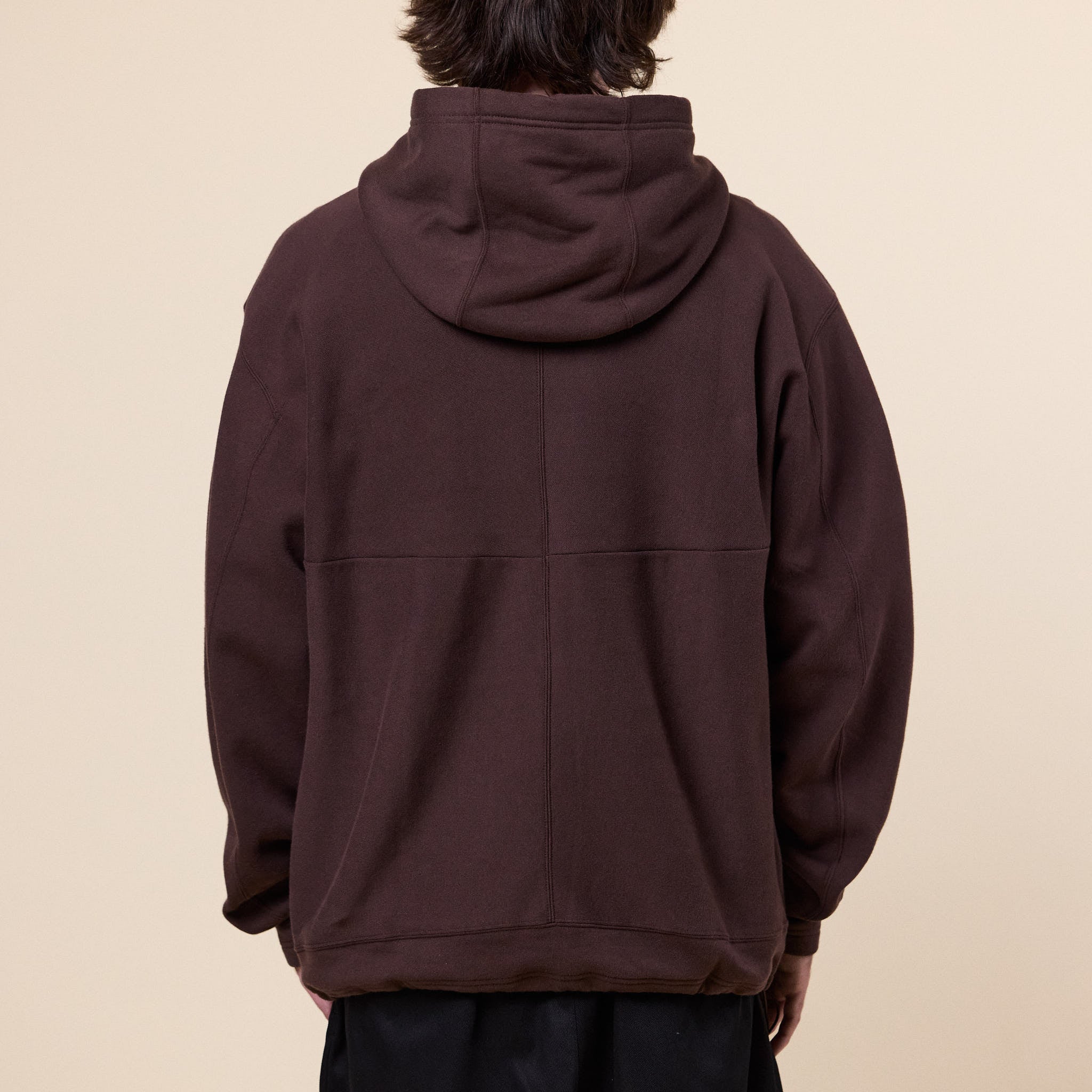 Poliquant - Linked Single Part Hooded Sweatshirt - Brown
