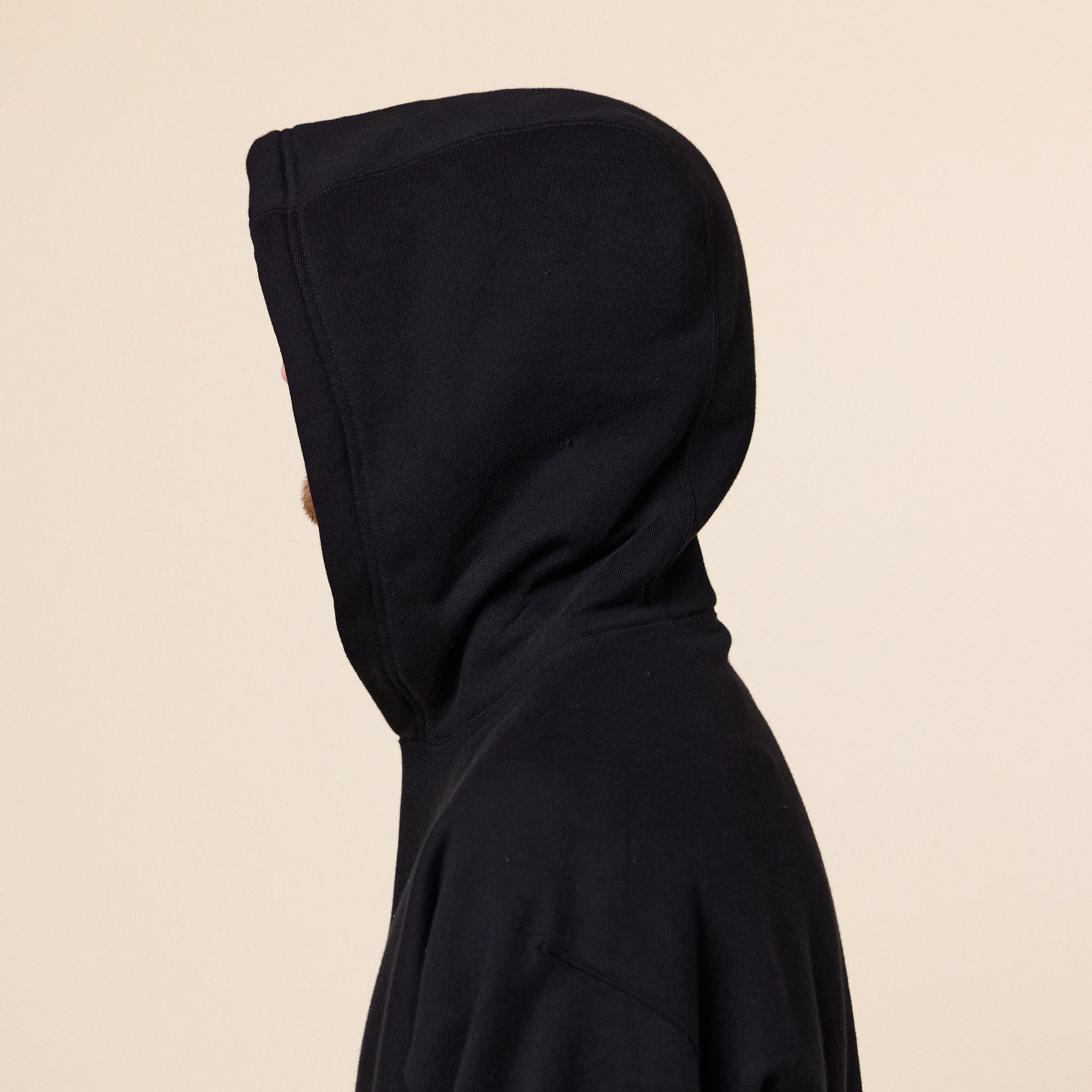 Poliquant - Linked Single Part Hooded Sweatshirt - Black