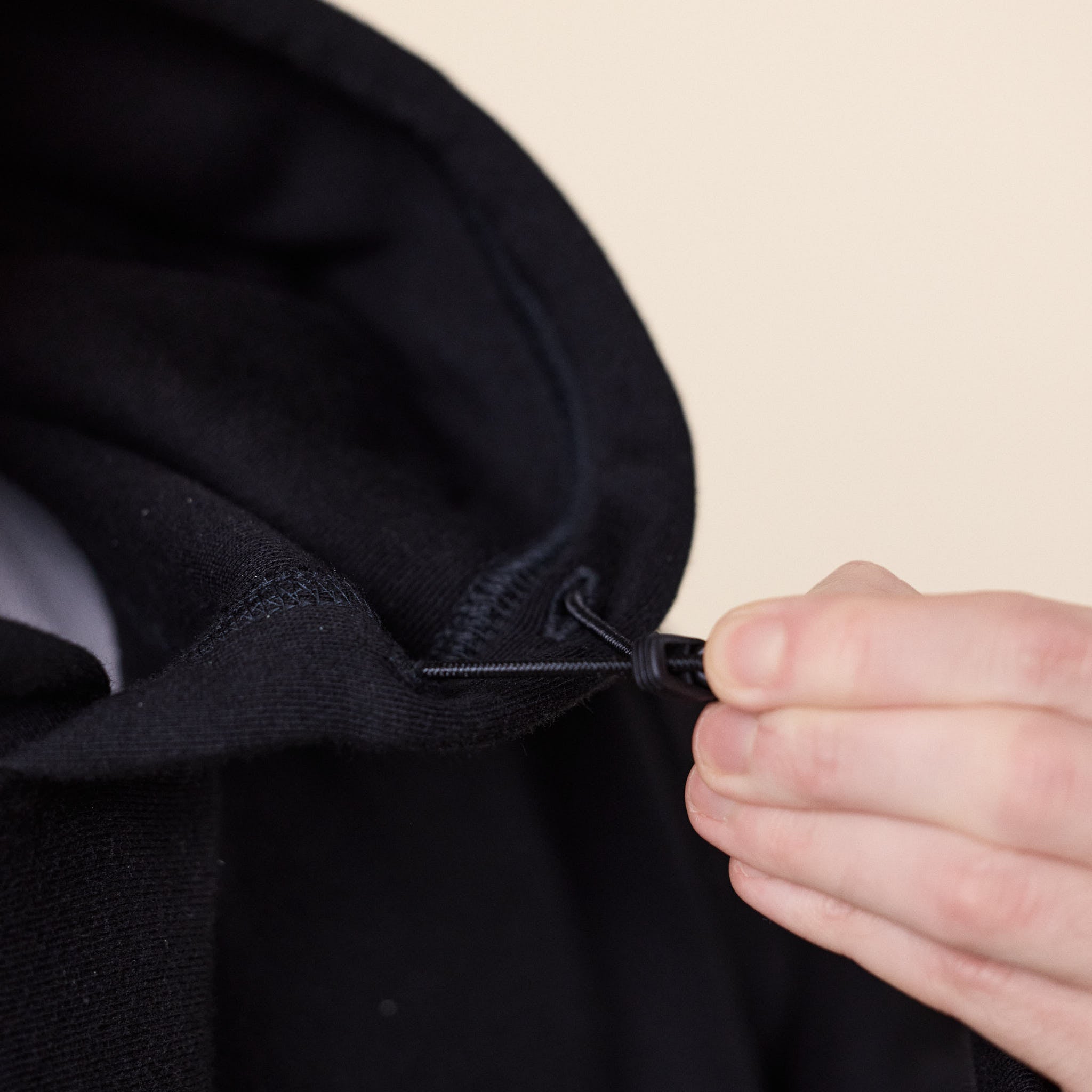 Poliquant - Linked Single Part Hooded Sweatshirt - Black