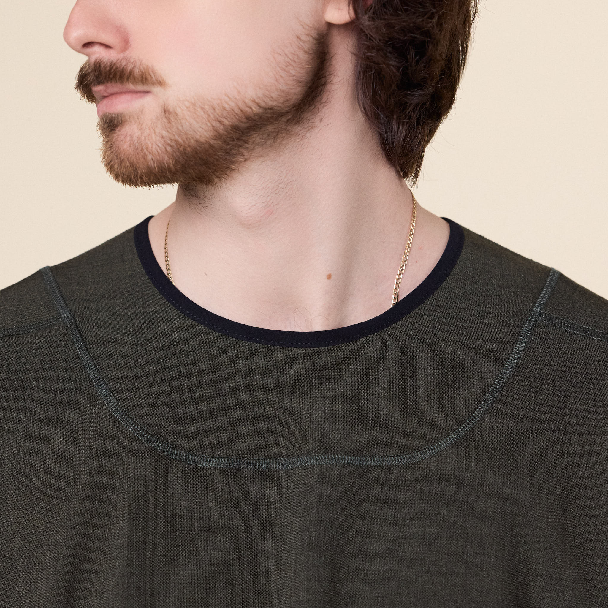 GR10K - Wool Overlock Longsleeve - Hidden Green