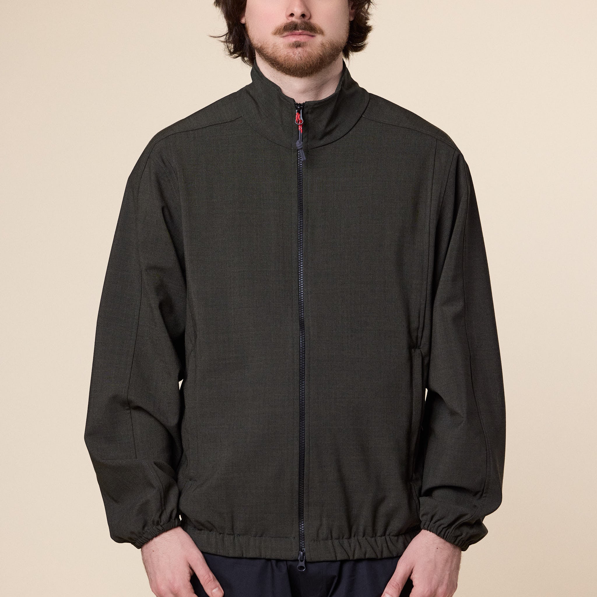 GR10K - Wool Race Track Top - Hidden Green