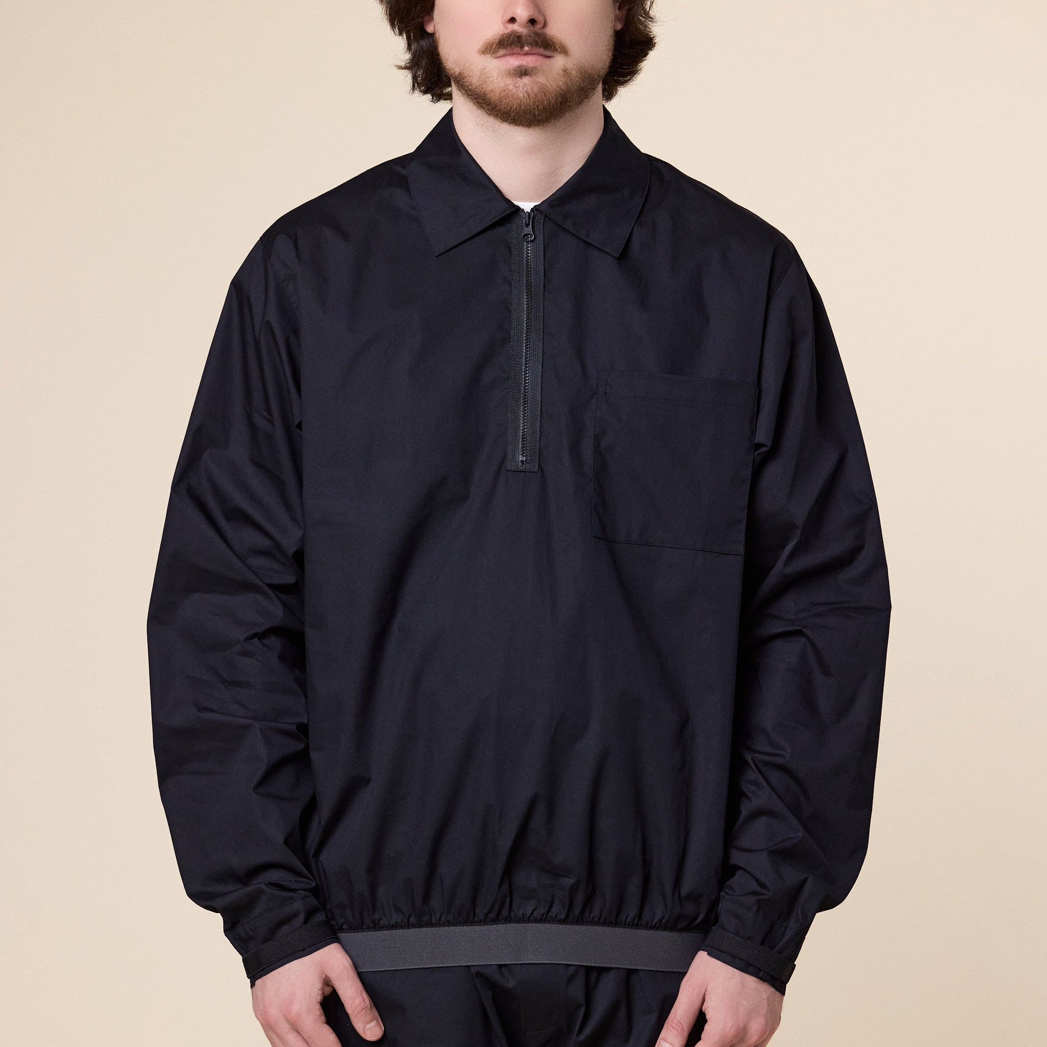 GR10K - Tirreno Half Zip Shirt - Black