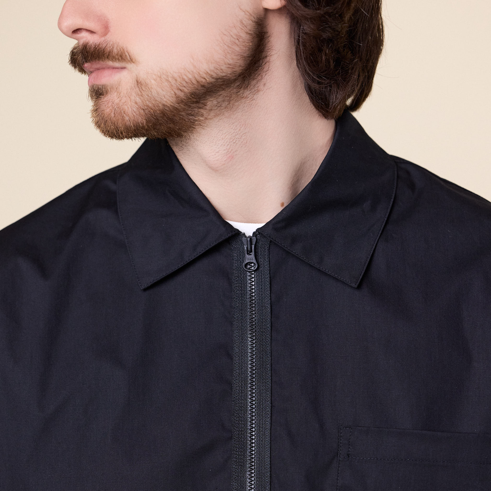 GR10K - Tirreno Half Zip Shirt - Black