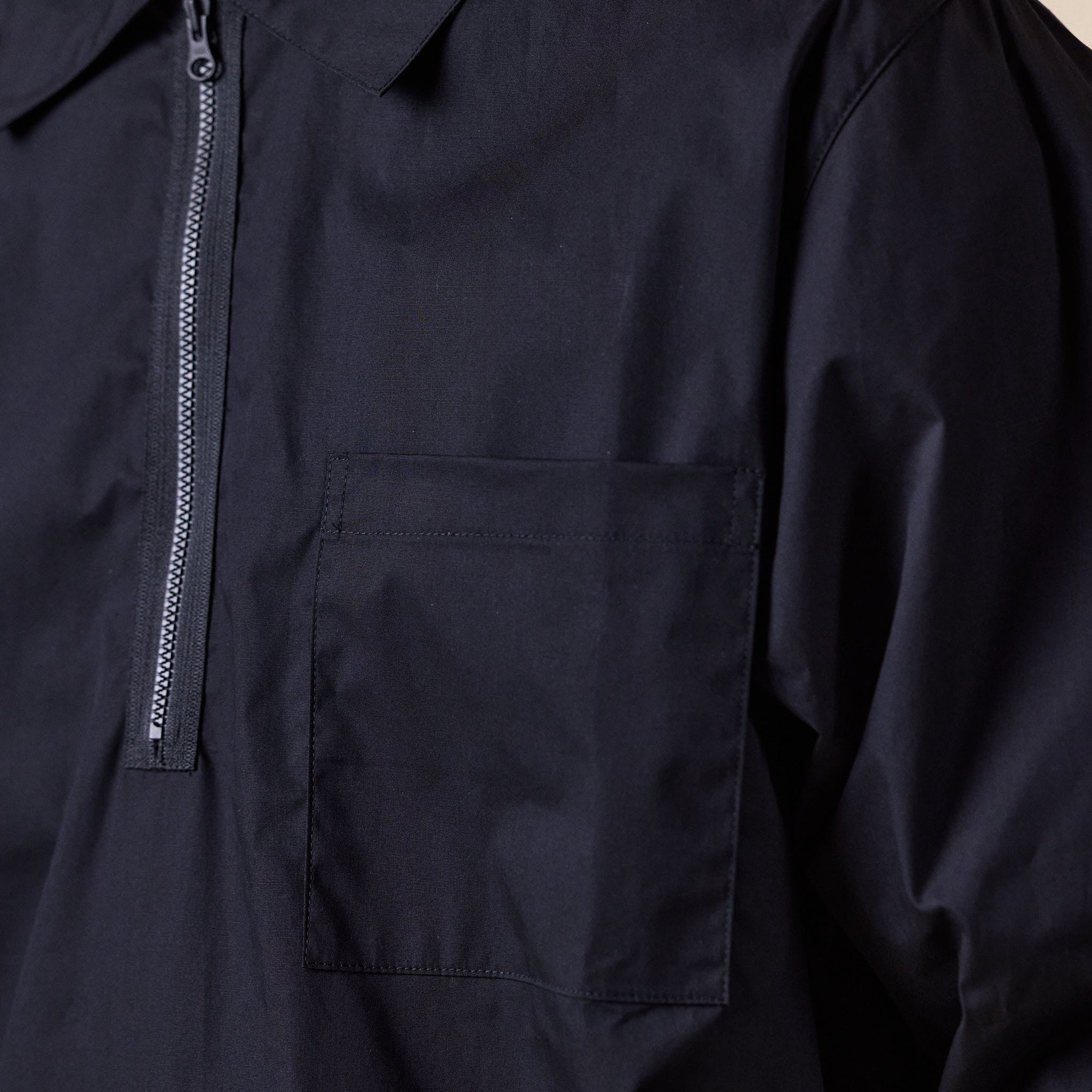 GR10K - Tirreno Half Zip Shirt - Black