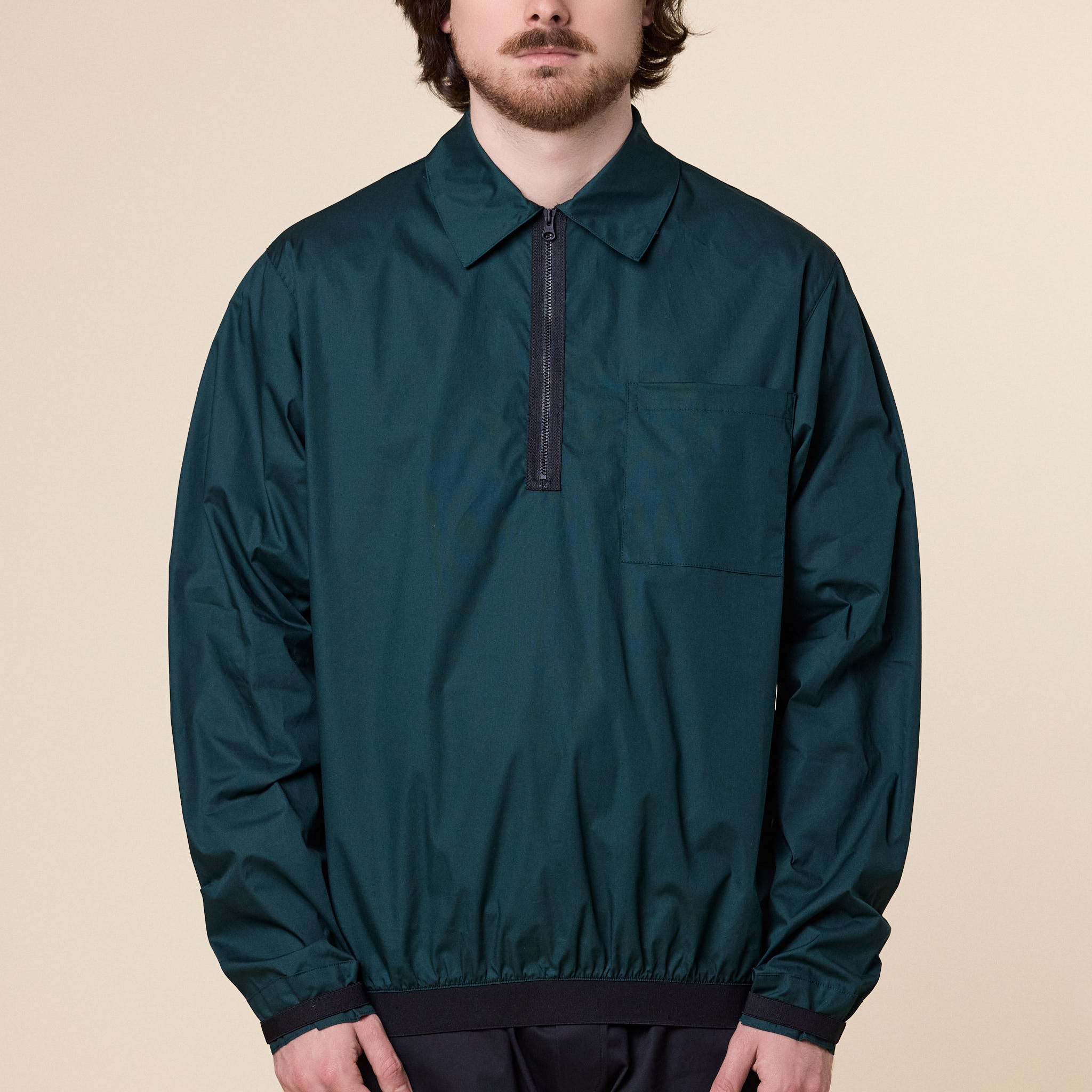 GR10K - Tirreno Half Zip Shirt - Bottle Green