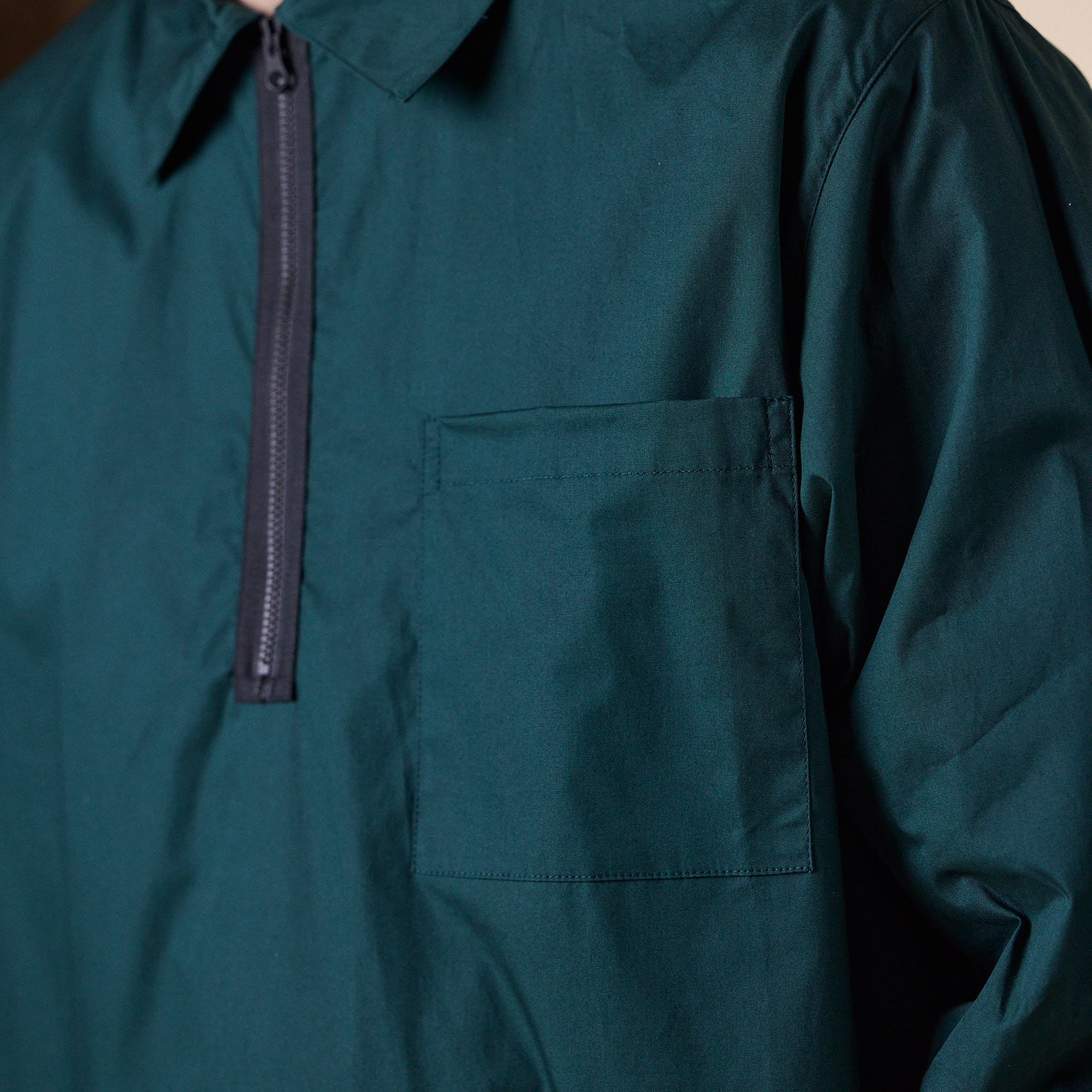 GR10K - Tirreno Half Zip Shirt - Bottle Green