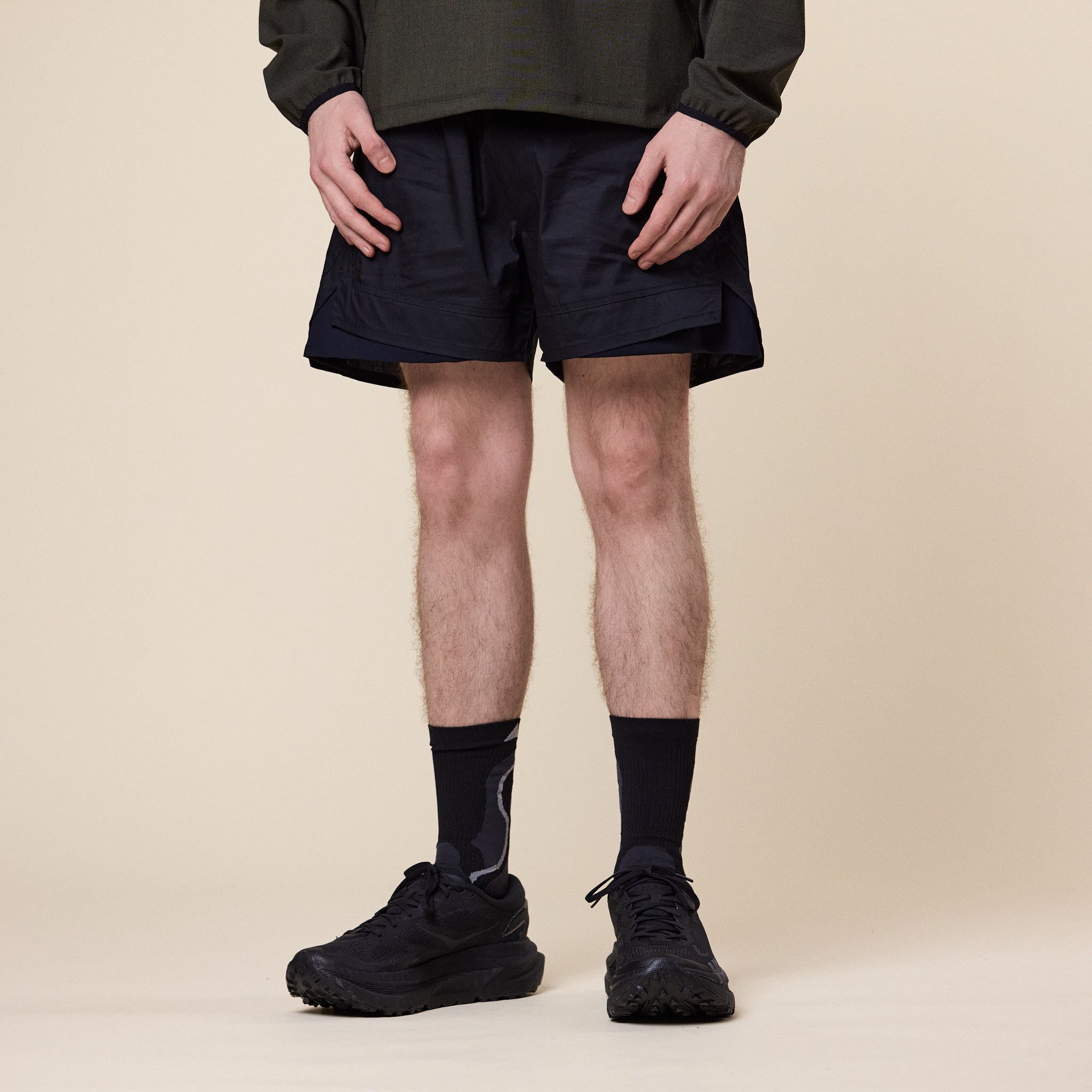 GR10K - Popelin Trail Shorts - Black