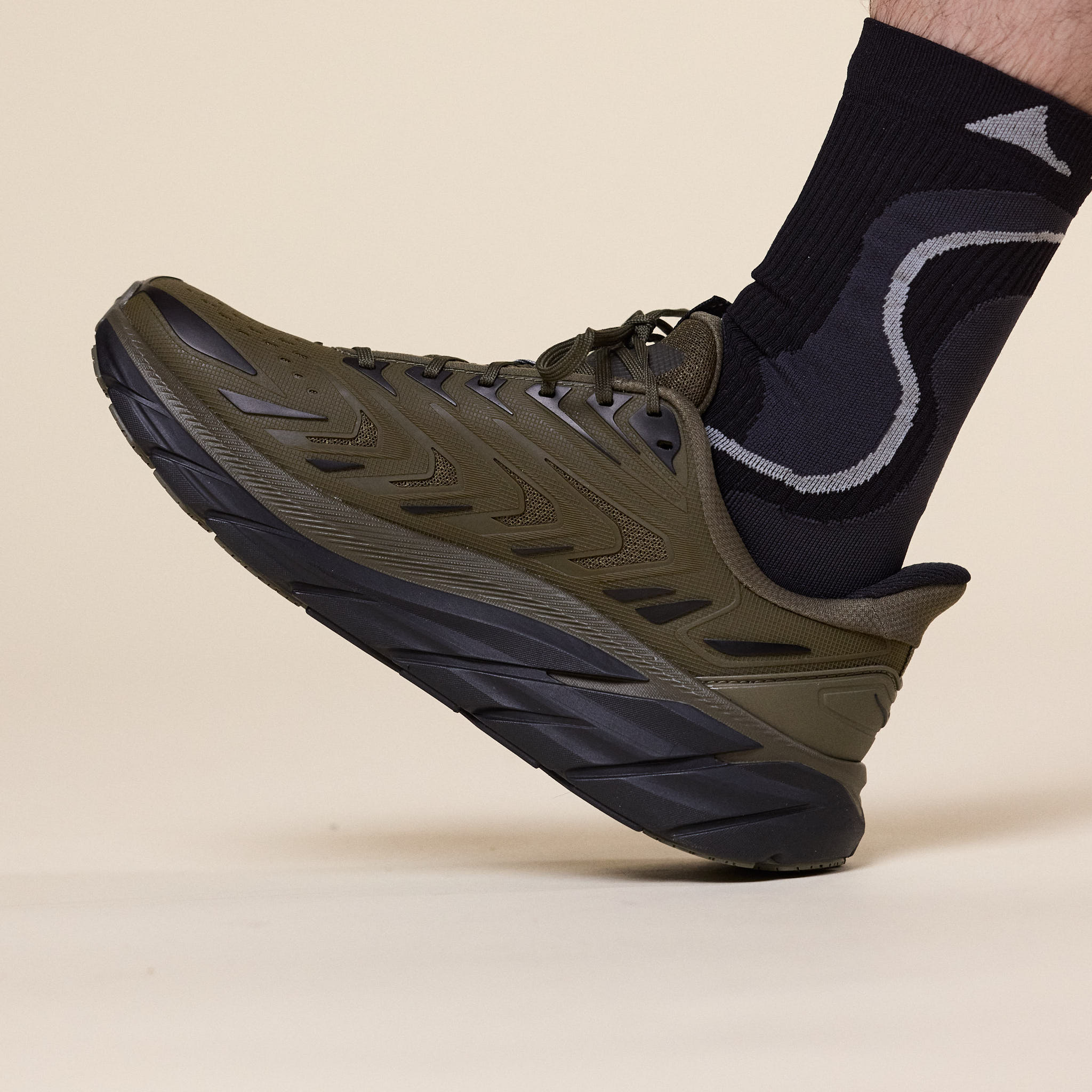 HOKA - Clifton UTL - Antique Olive / Black
