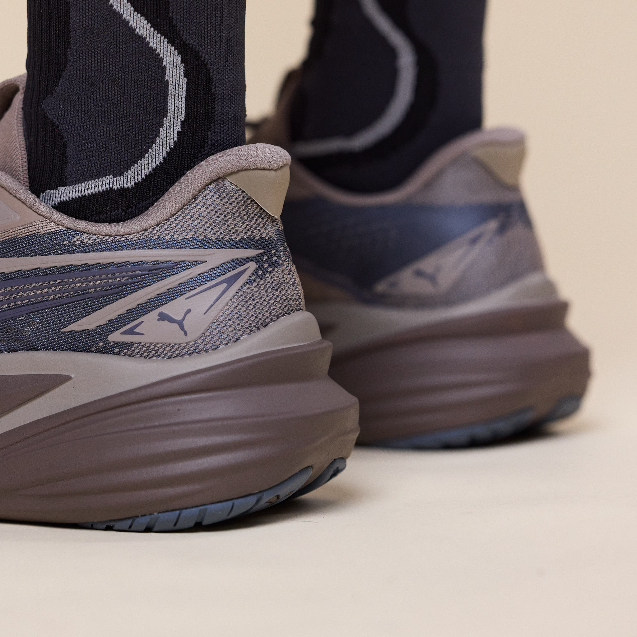 Puma - MagMax NITRO™ 2 Running Shoes - Mouse Grey/Evening Blue