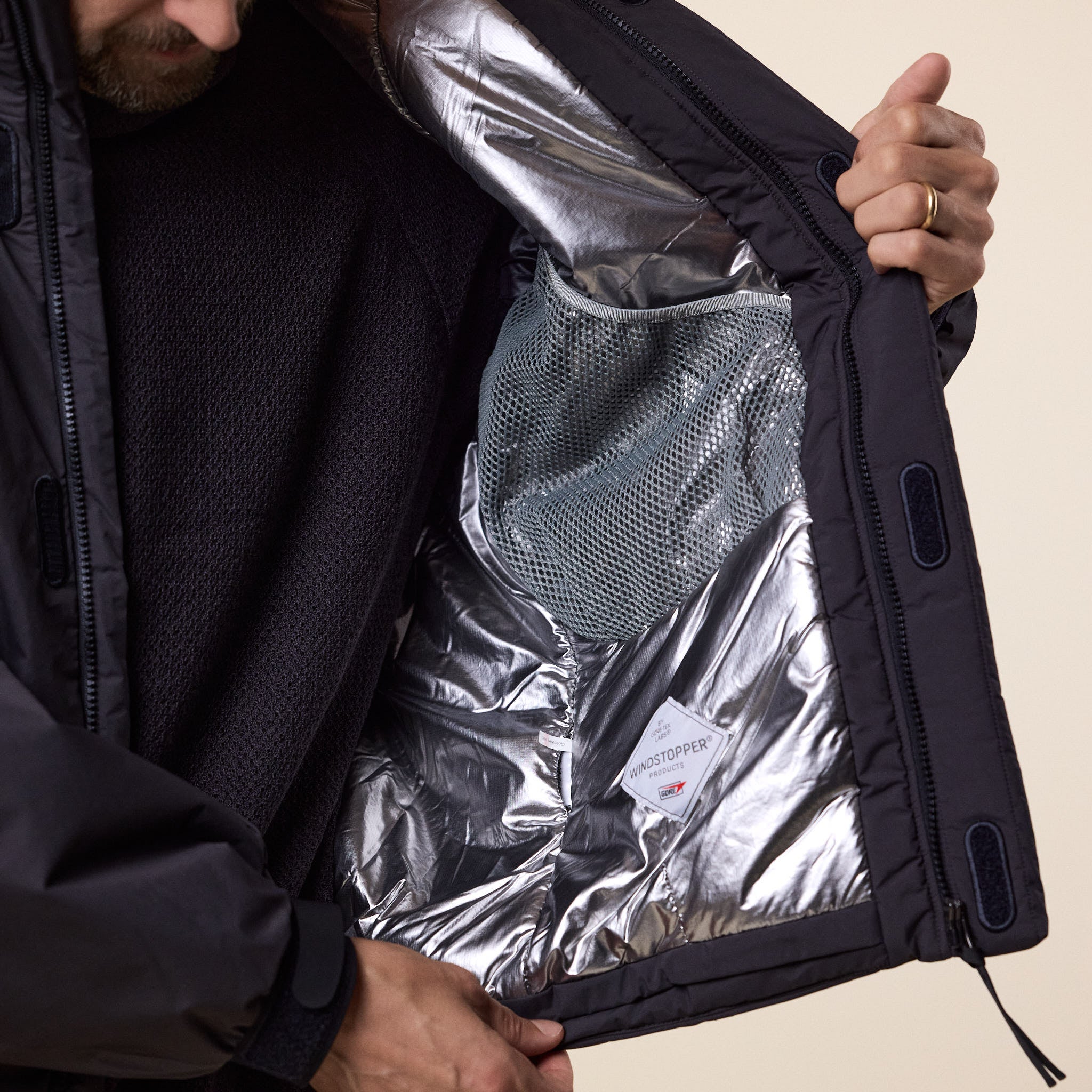 Goldwin 0 - Windstopper Padded Jacket - Biotite