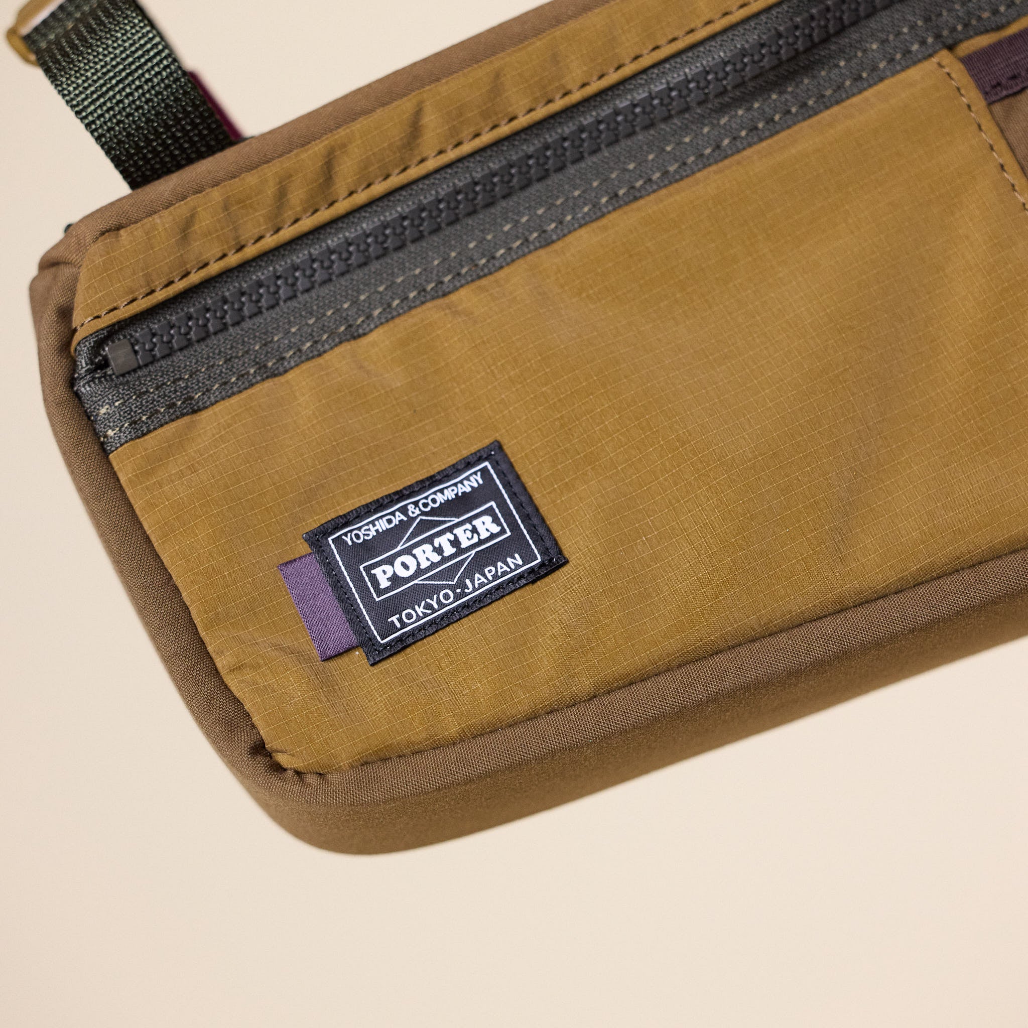 Pas Normal Studios x Porter - Frame Bag - Light Brown