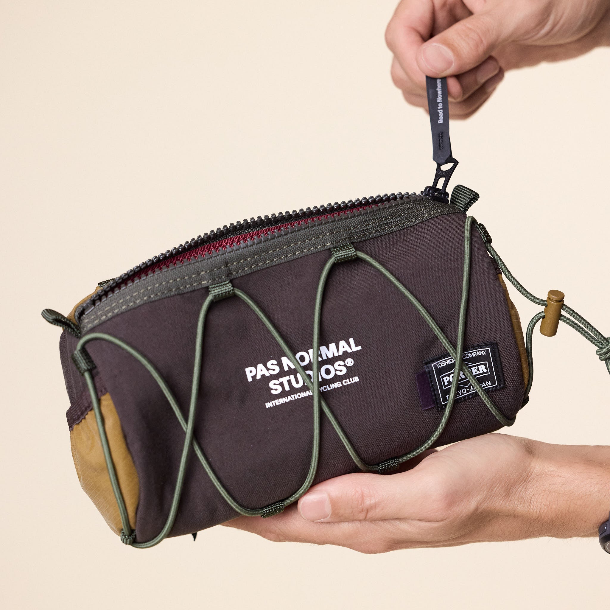 Pas Normal Studios x Porter - Handlebar Bag - Light Brown