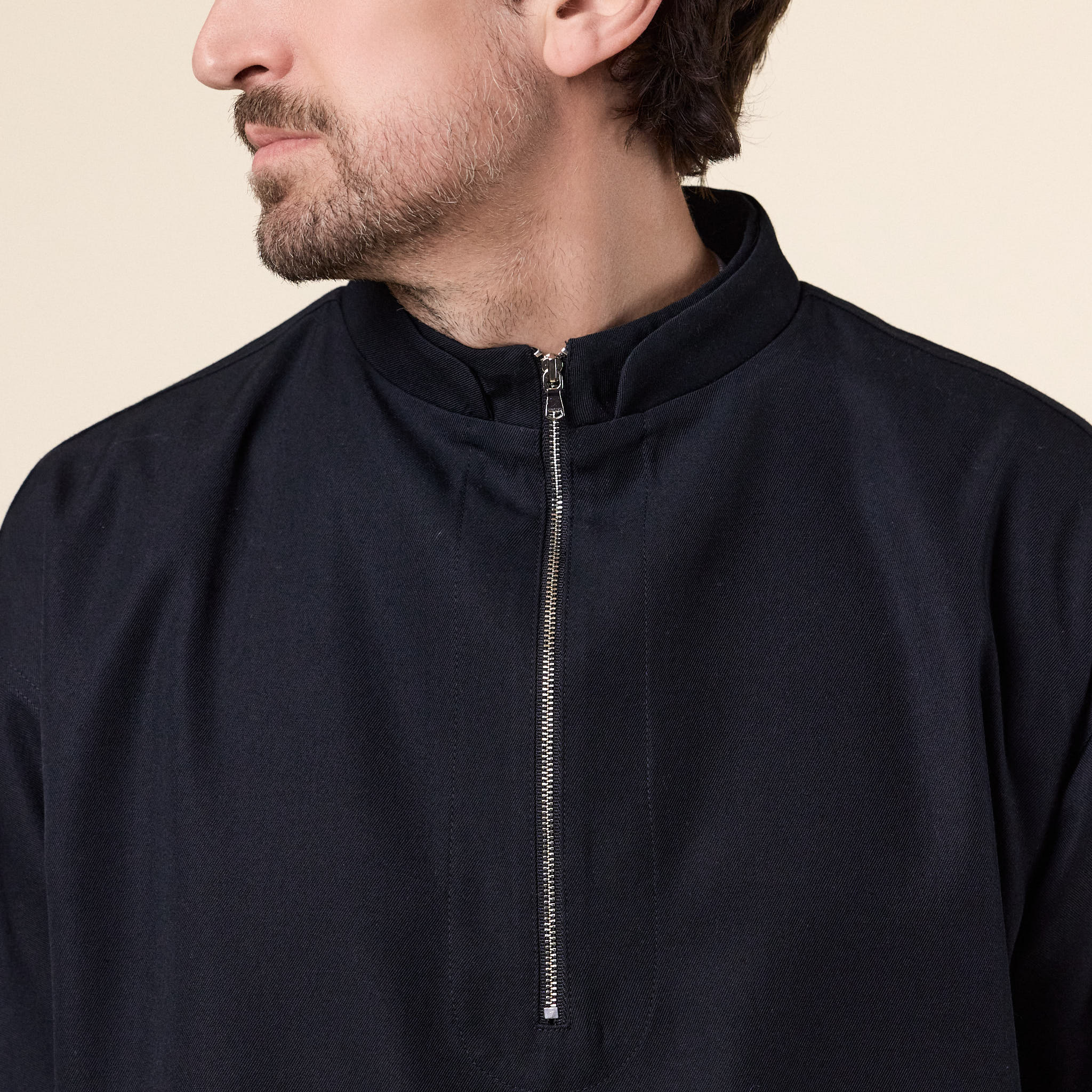 Greg Laboratory - Adaptable Standard Quarter Zip Shirt - Black
