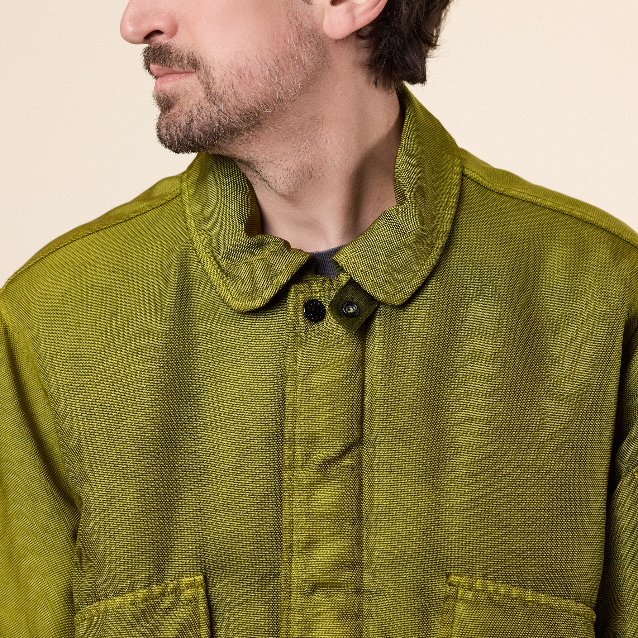 Stone Island - Dense Oxford Nylon-TC Padded Jacket - Cactus