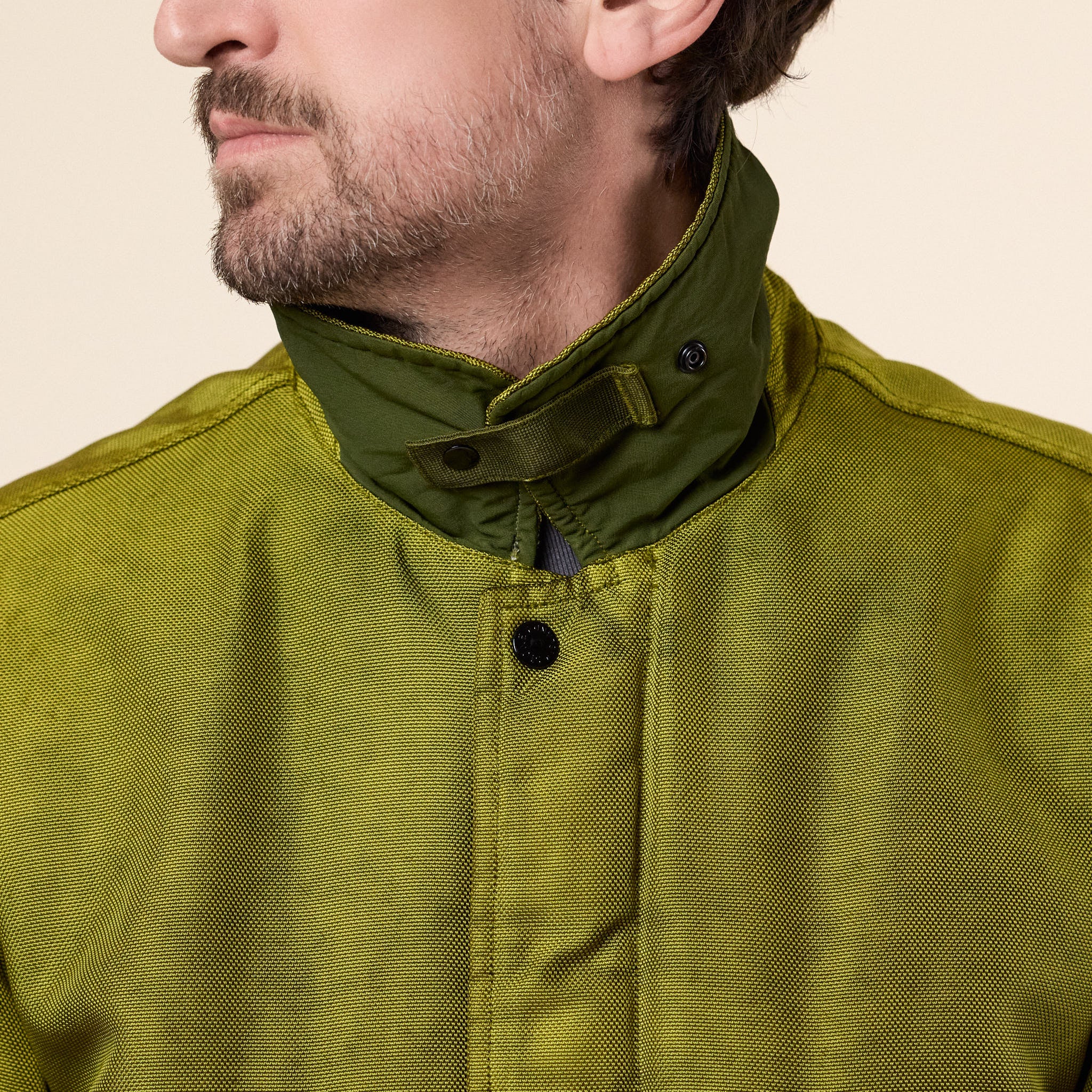 Stone Island - Dense Oxford Nylon-TC Padded Jacket - Cactus
