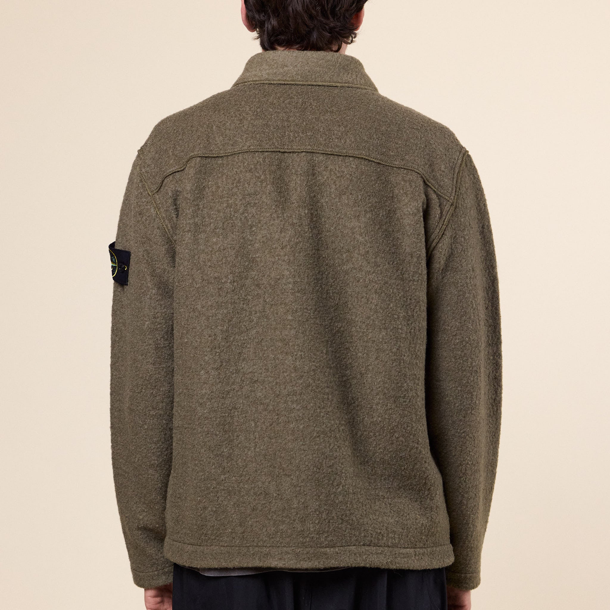 Stone Island - Micro Bouclé Overshirt - Lead Grey